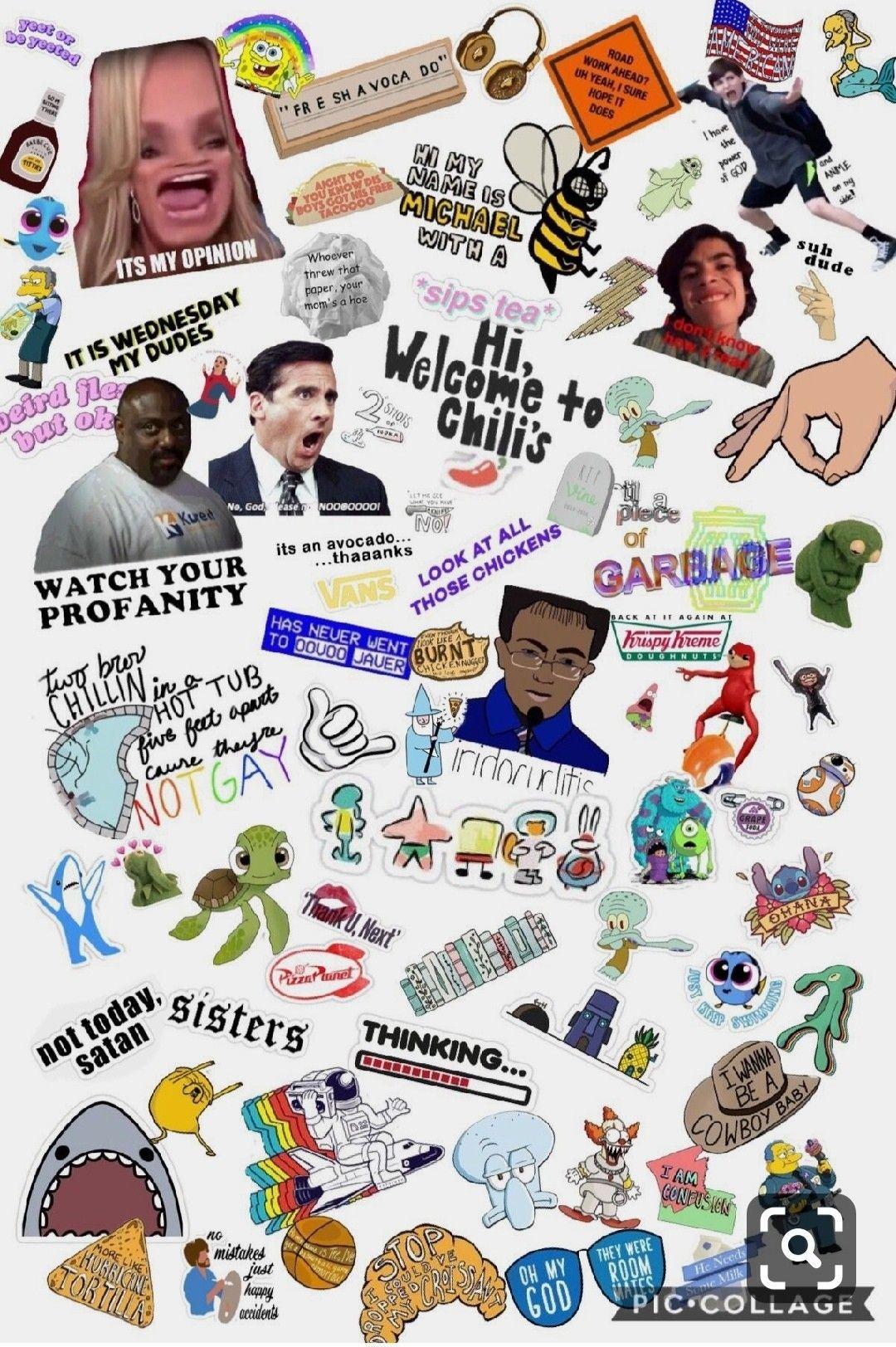 1080x1623 Rip vine. Aesthetic stickers, Funny iphone