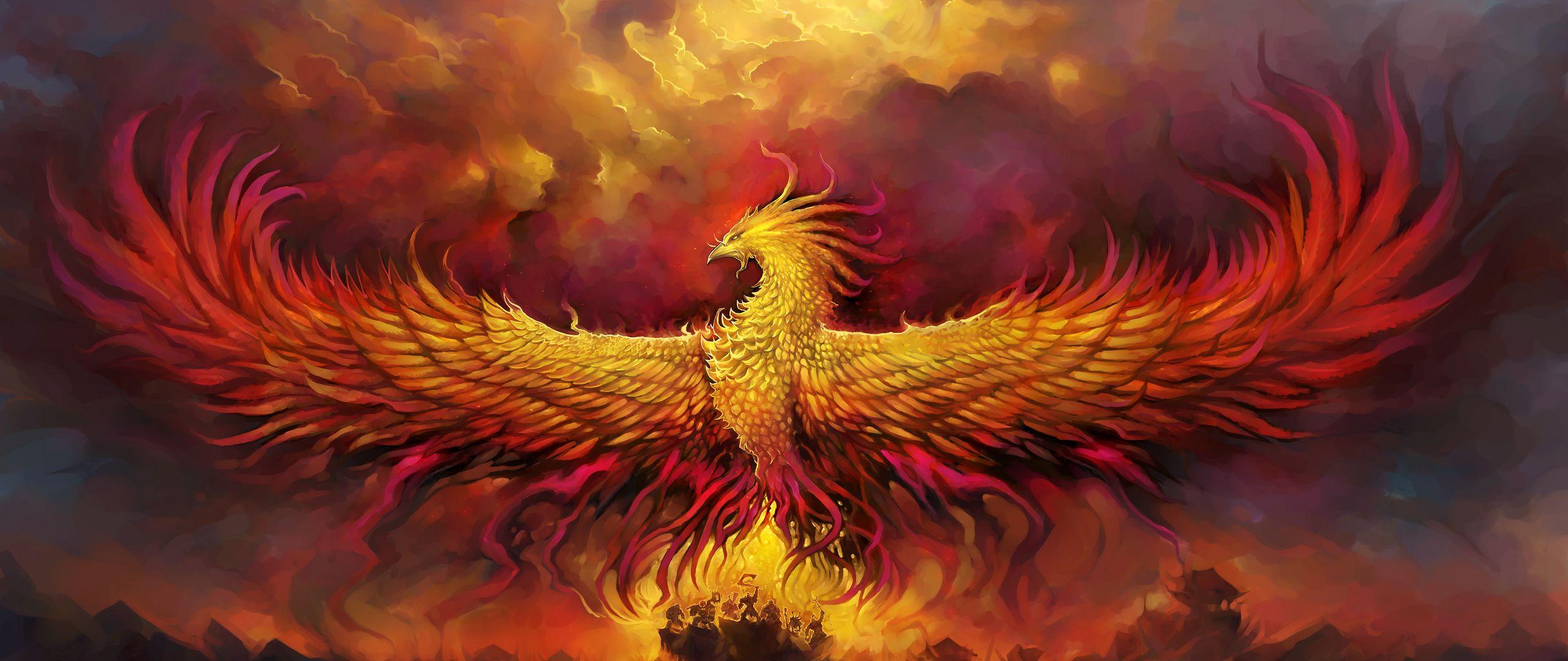 Golden Phoenix Wallpapers - Top Free Golden Phoenix Backgrounds ...