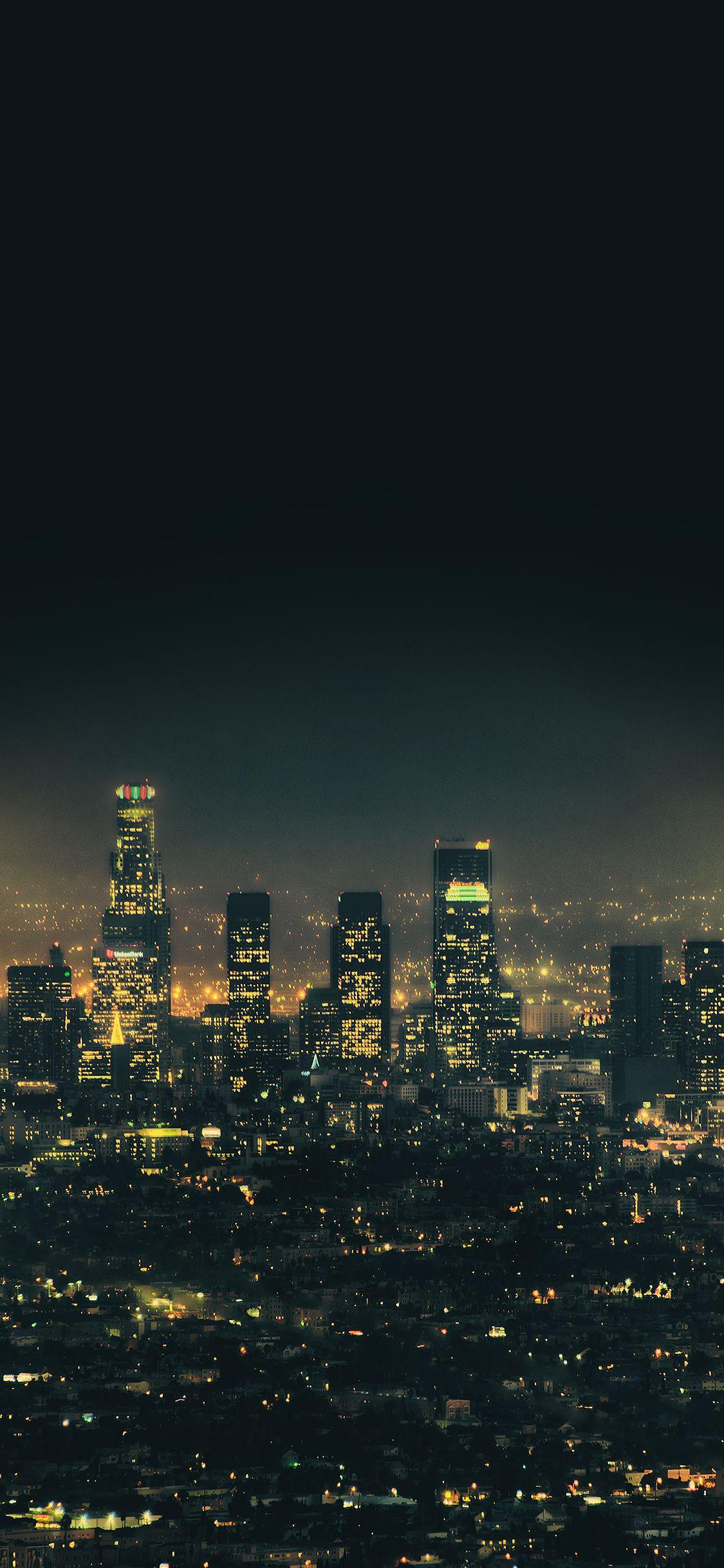 1125x2436 Wallpaper Blade City Dark Sky