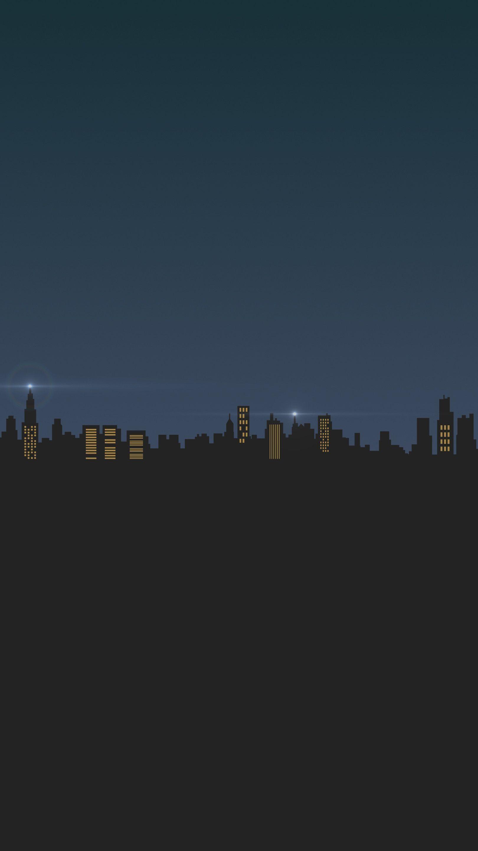 1620x2880 Minimal Dark City iPhone Wallpaper #darkwallpaperiphone di 2020