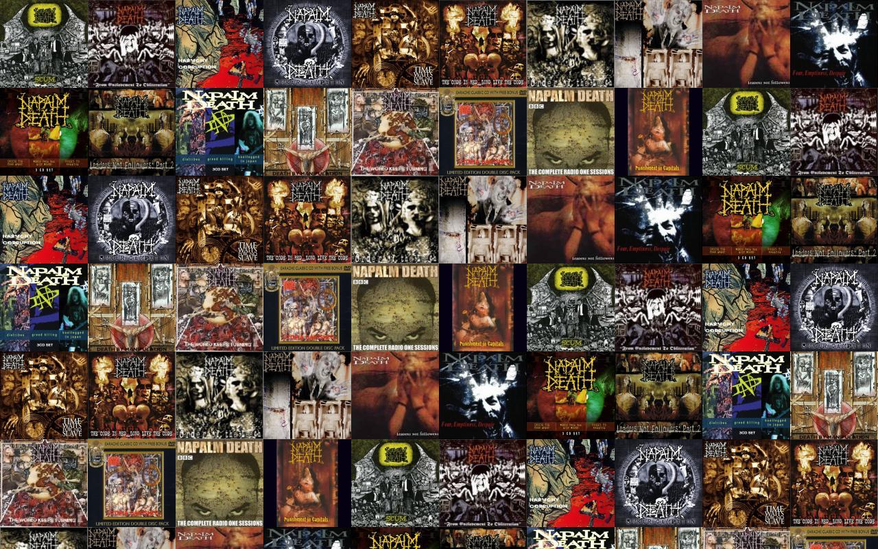 1280x800 Napalm Death Scum From Enslavement To Obliteration Harmony