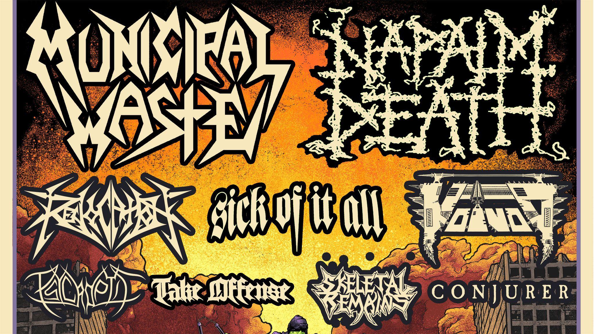 2048x1152 Municipal Waste & Napalm Death