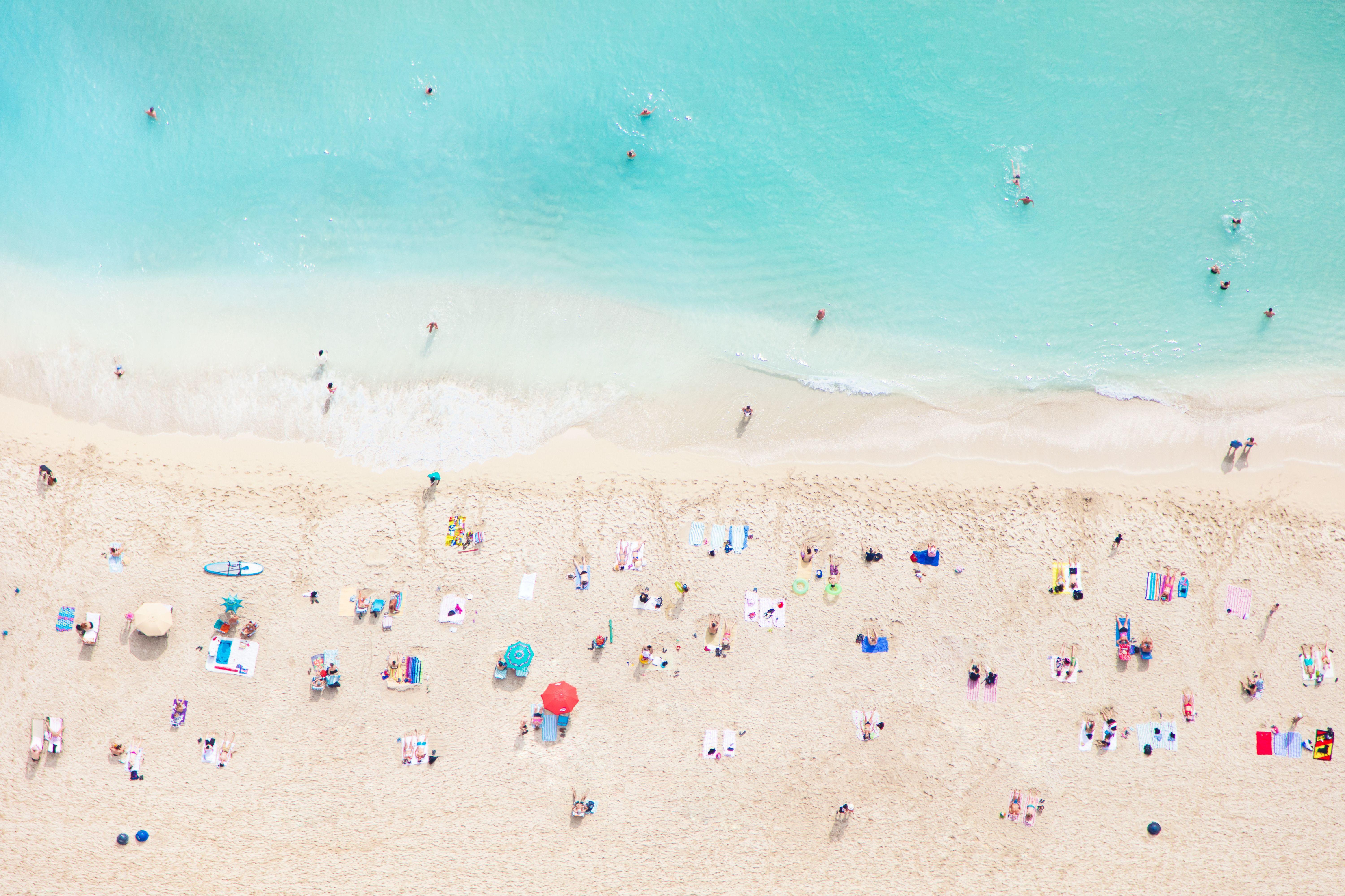6000x4000 Waikiki Beach. Gray Malin Fine Art Photography