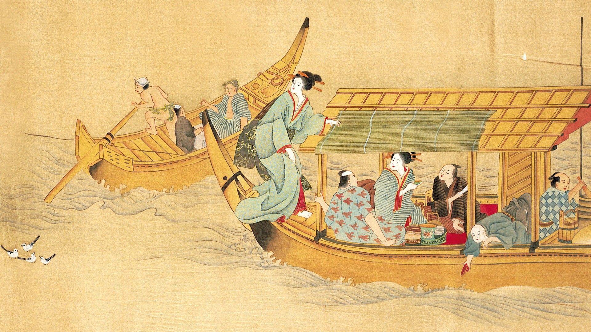 1920x1080 Japanese Art Traditional Paint Wallpaper 2103 Full HD Wallpaper
