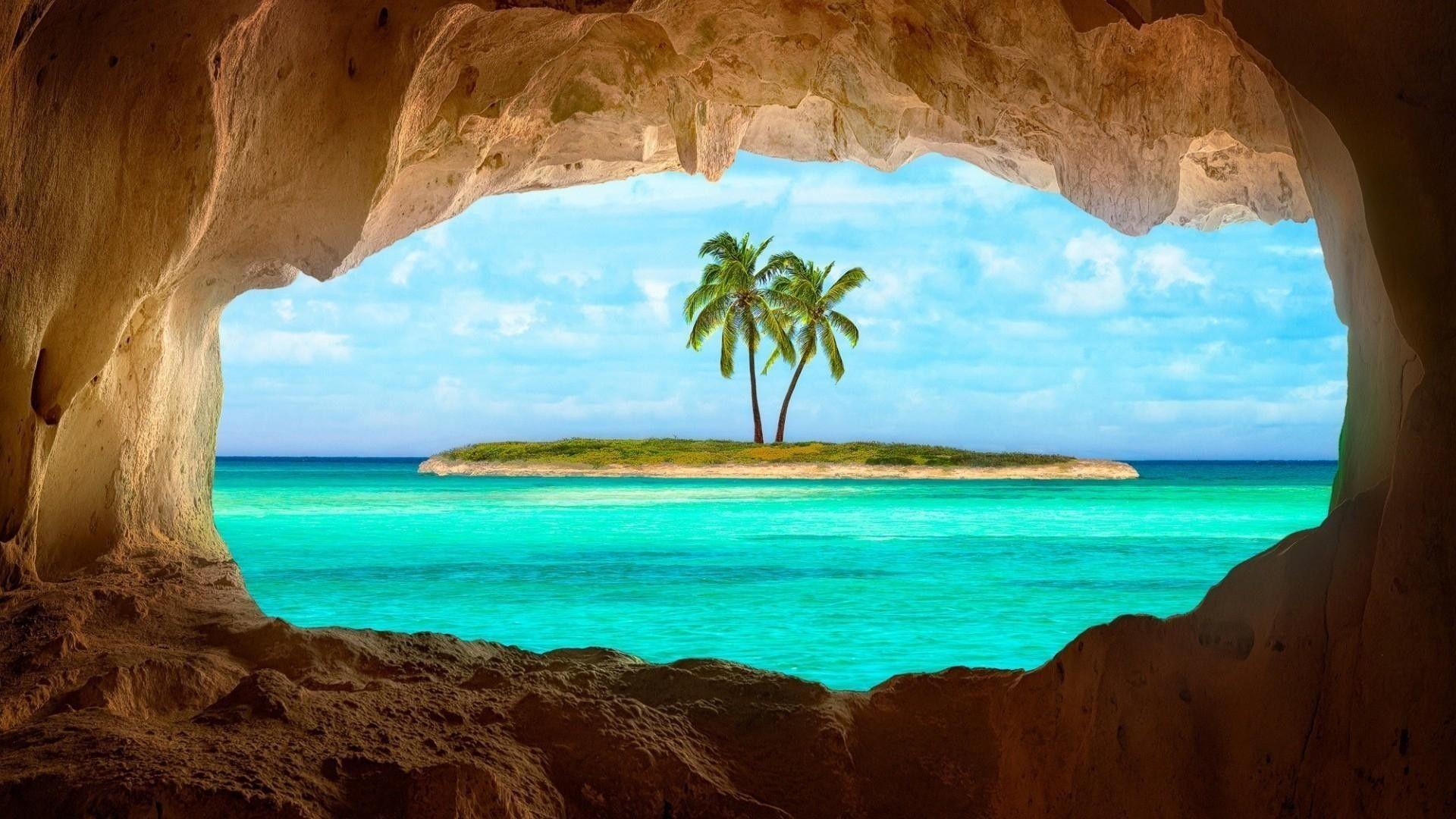 1920x1080 Caribbean Beach Wallpaper