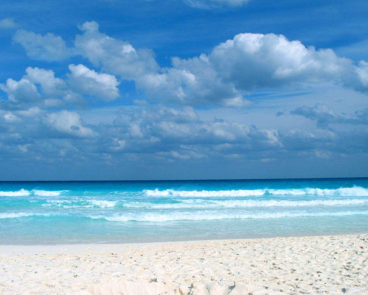 1280x1024 Stunning View From The Caribbean Beach Background