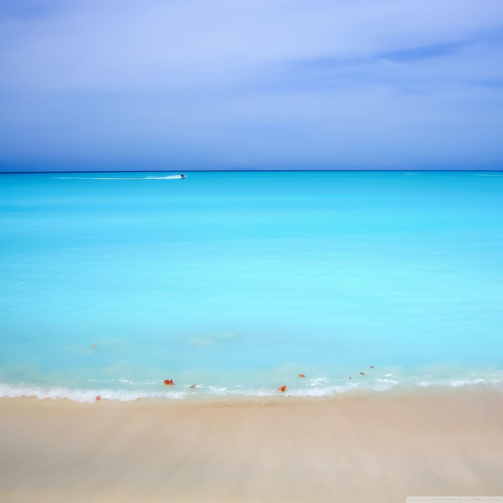 2048x2048 Caribbean Beach Ultra HD Desktop Background Wallpaper for 4K UHD