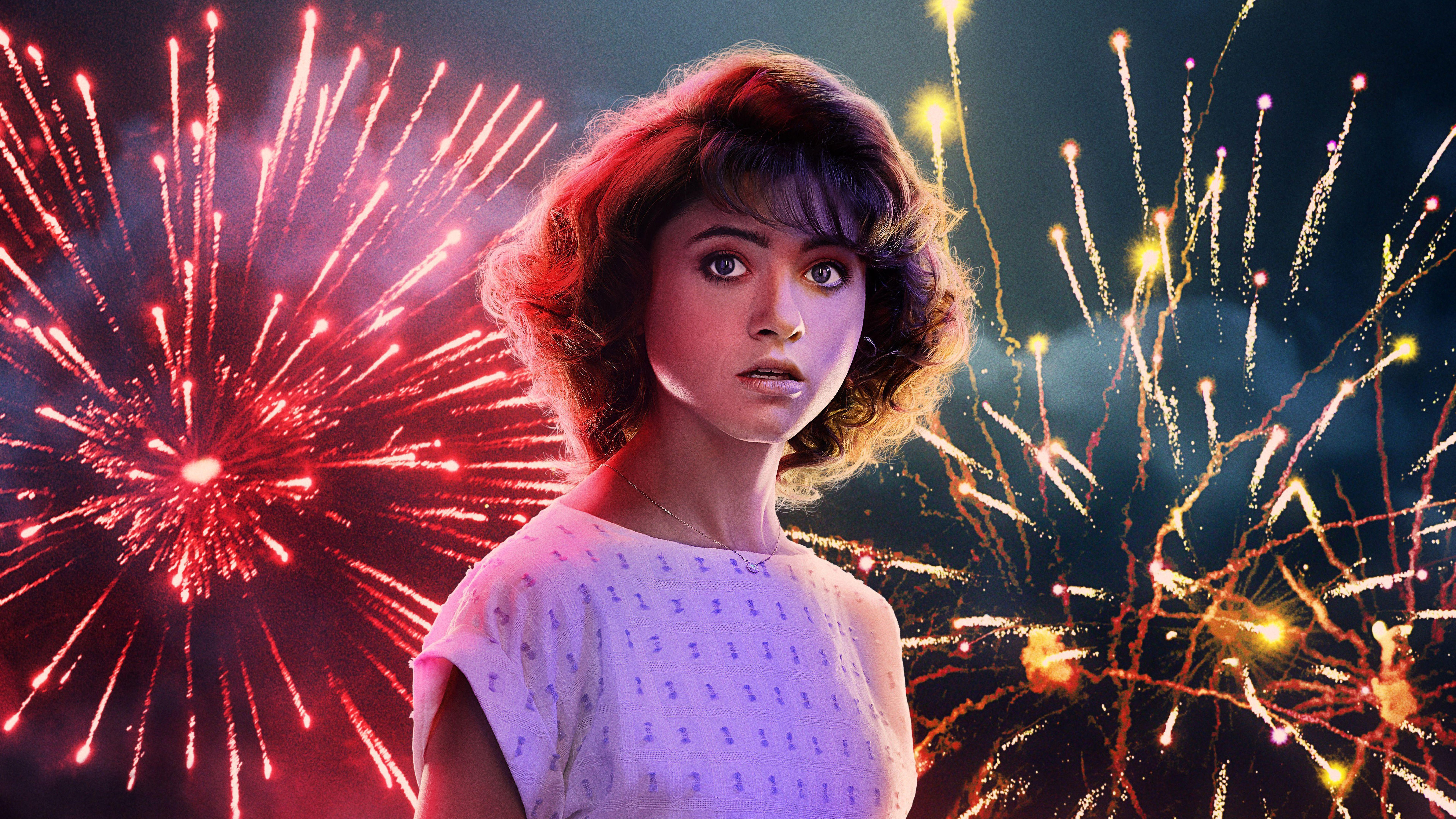 7680x4320 Stranger Things Season 3 Nancy Wheeler 8K Wallpaper