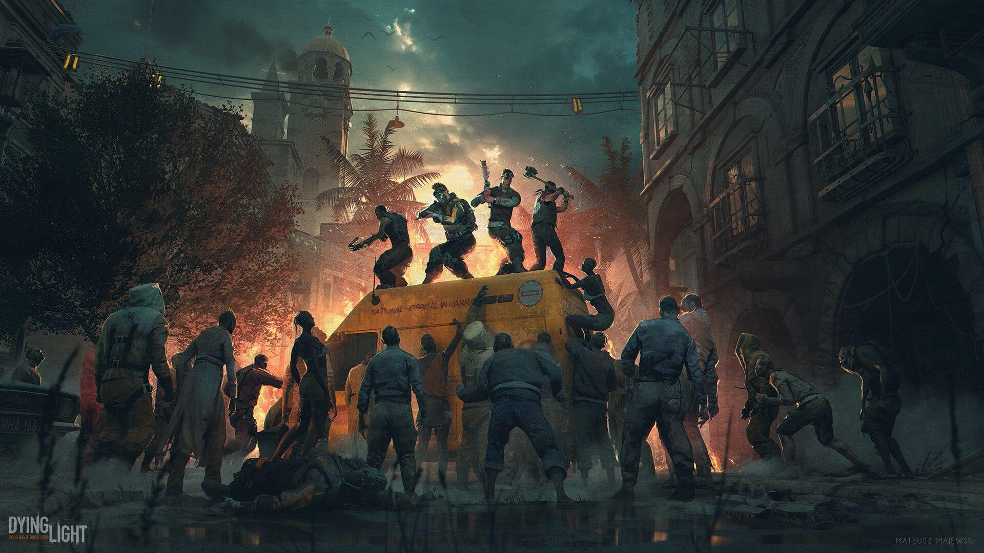 1920x1080 Dying Light vs Zombies 1080P Laptop Full HD Wallpaper