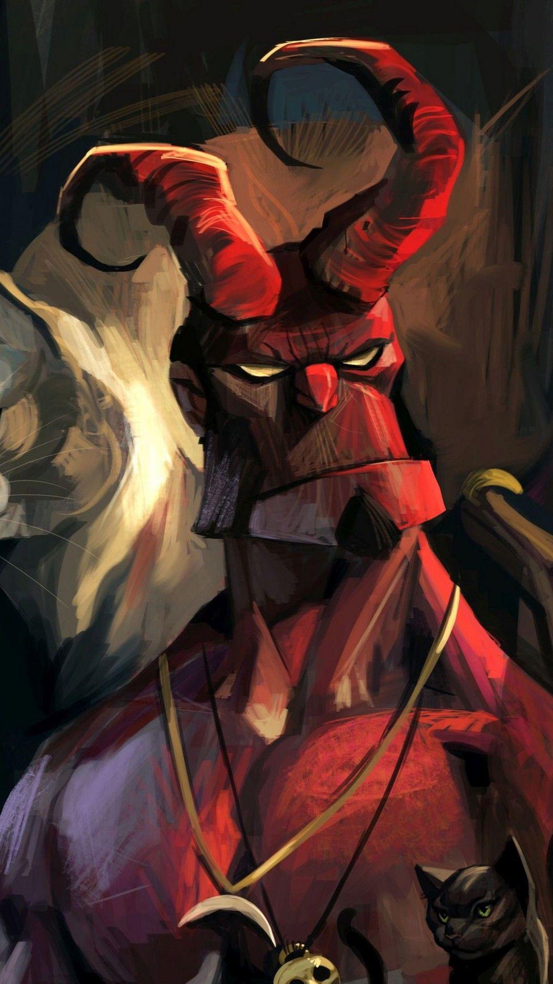1080x1920 Hellboy Wallpaper For iPhone Live Wallpaper HD