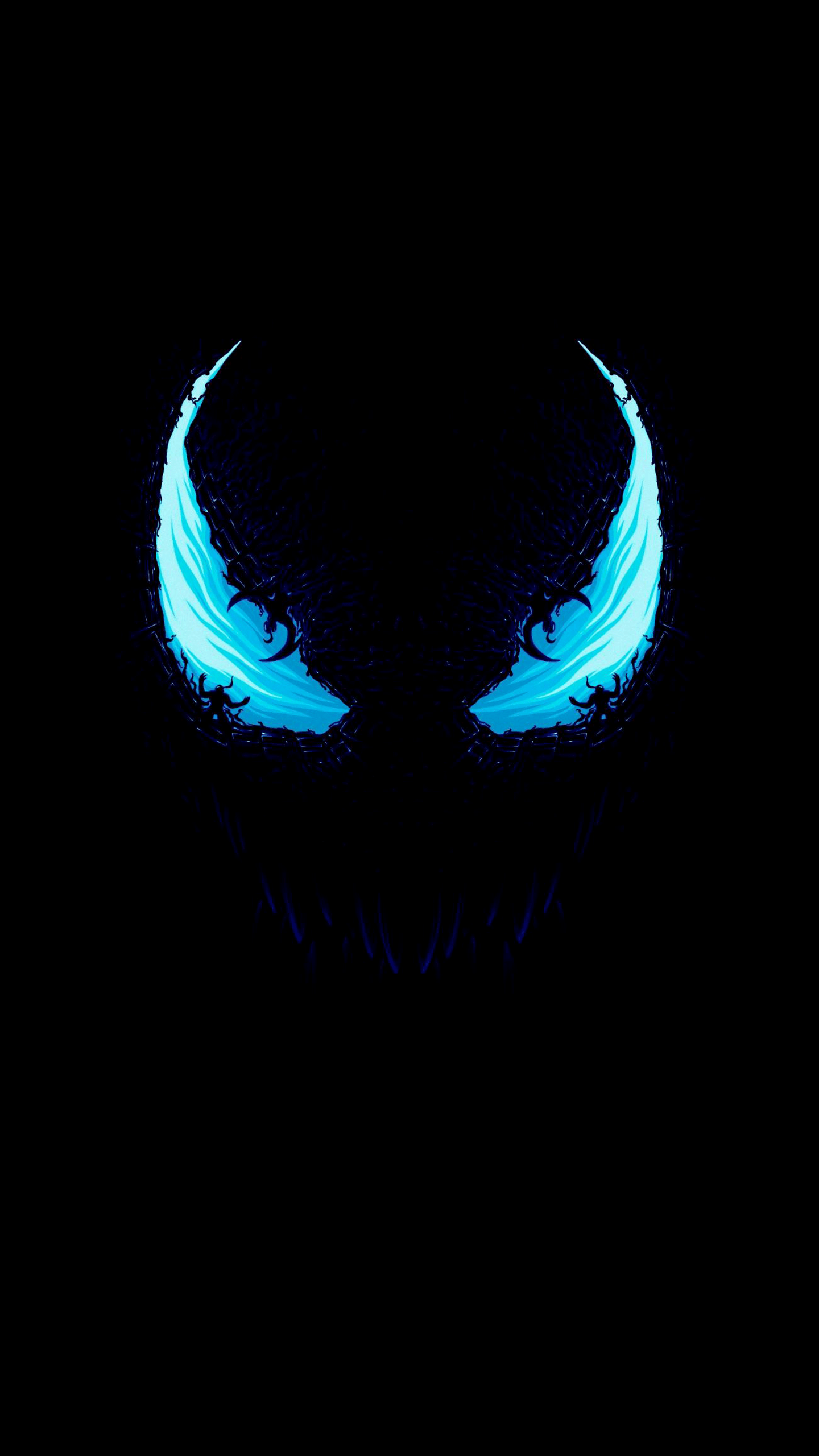 1440x2560 Dark iPhone wallpaper. Неоновая живопись, Рисунки панды