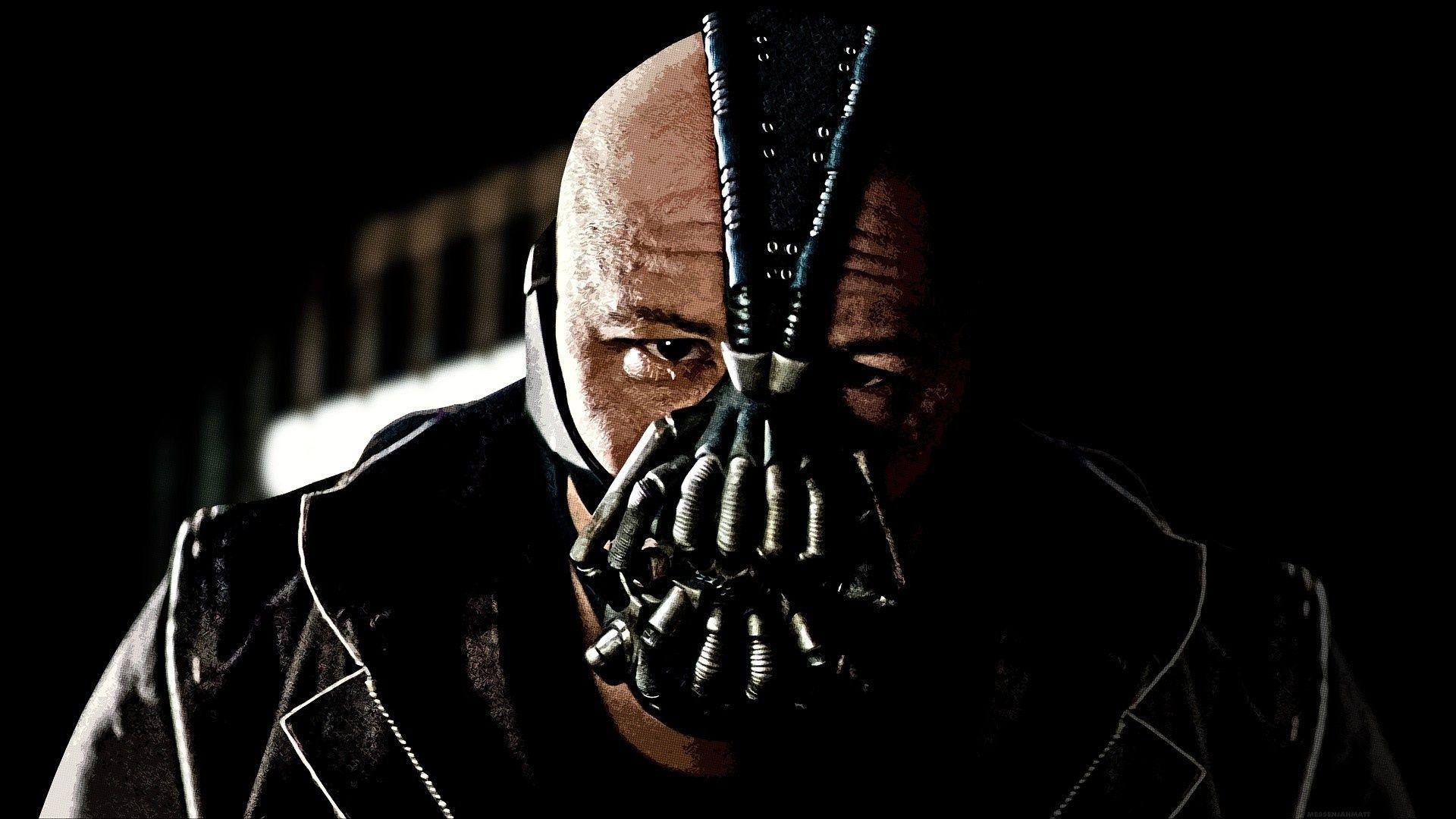 1920x1080 The Dark Knight Rises batman bane movies comics video games mask face evil villian eyes stare pov men males people scary creepy spooky wallpaperx1080