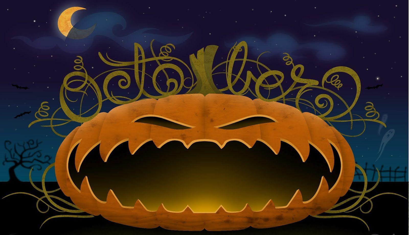 1600x922 Large Halloween Desktop Wallpaper HD wallpaper background