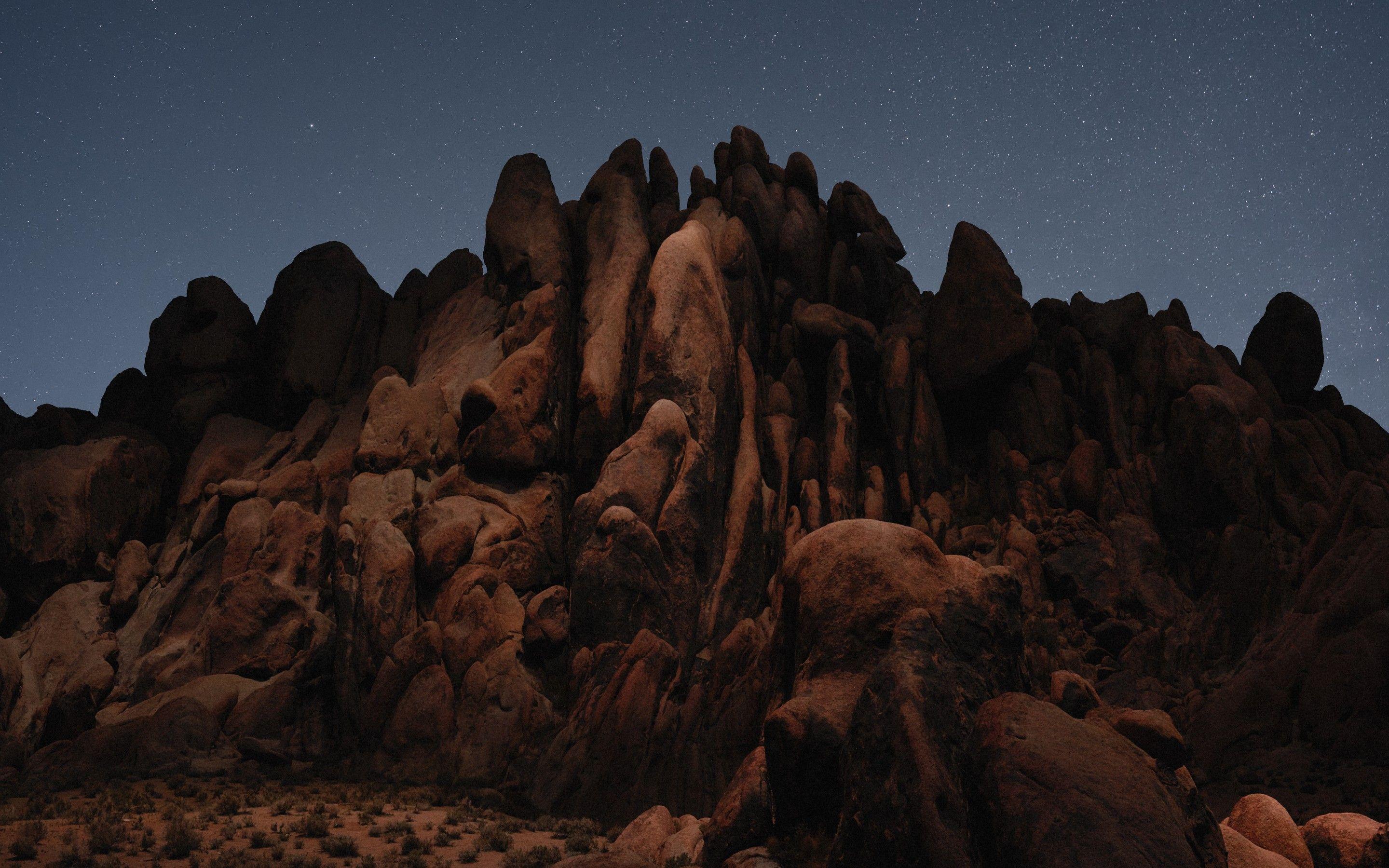 2880x1800 Wallpaper macOS Mojave, Rocks, Desert, Stock, HD, 5K, Nature