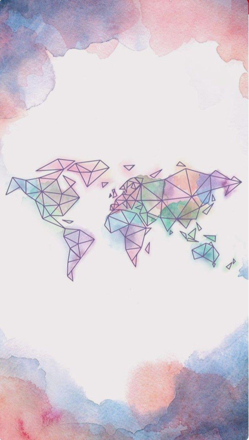 World Map iPhone Wallpapers - Top Free World Map iPhone Backgrounds -  WallpaperAccess