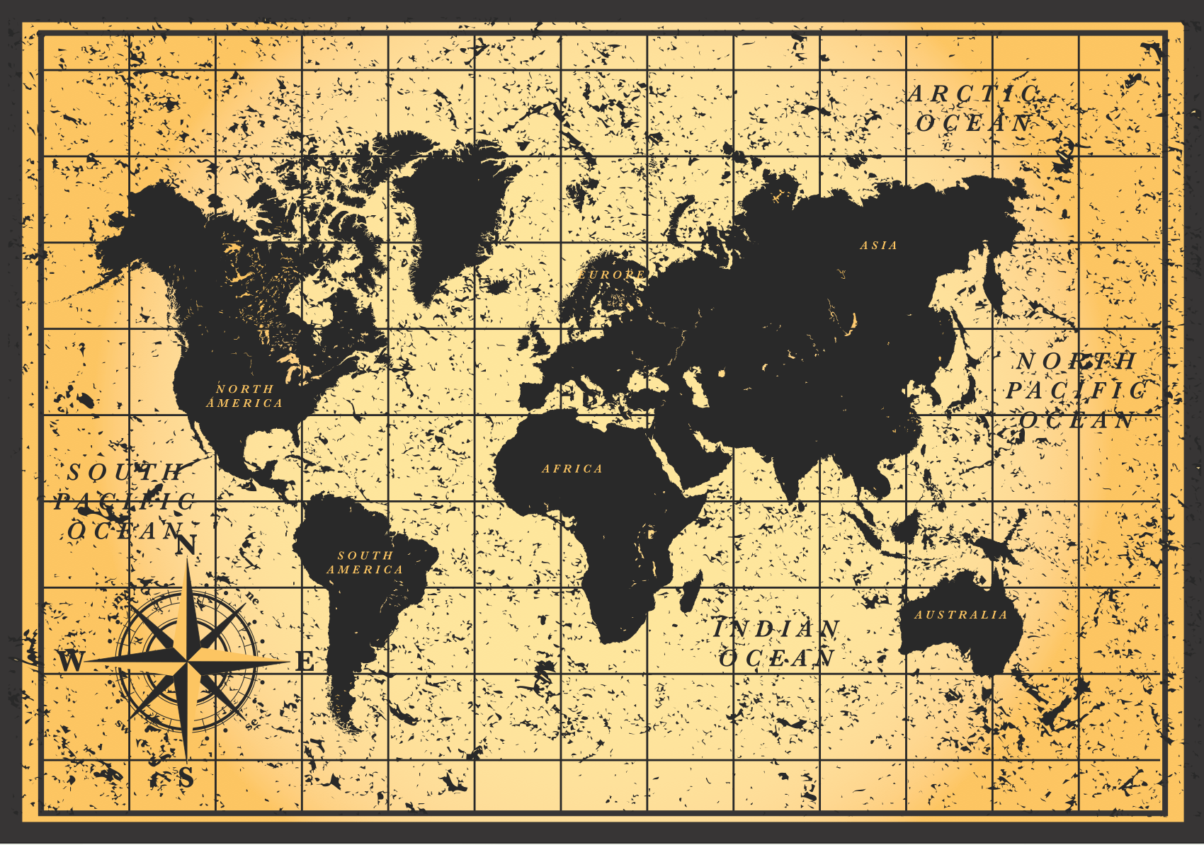 1700x1194 Vintage Maps Wallpaper