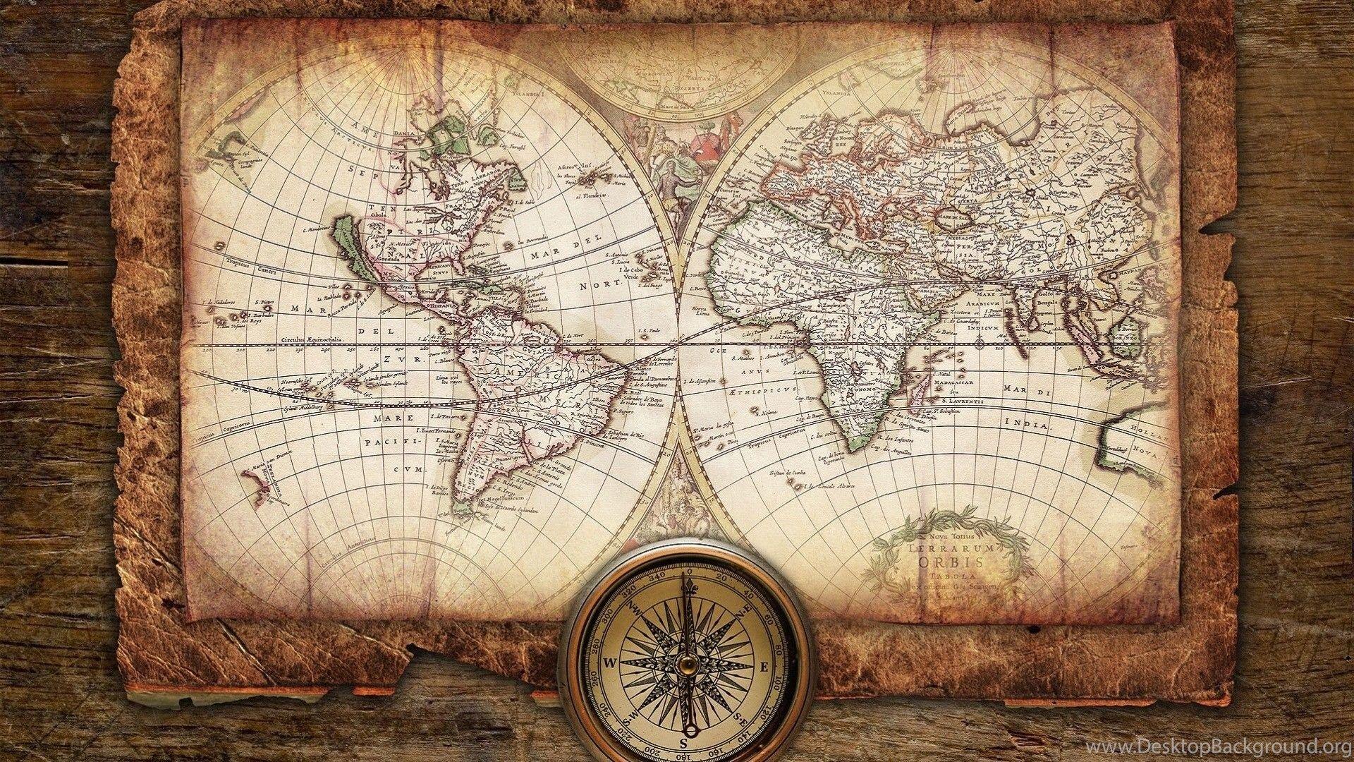 Vintage World Map Wallpapers Top Free Vintage World Map Backgrounds Wallpaperaccess