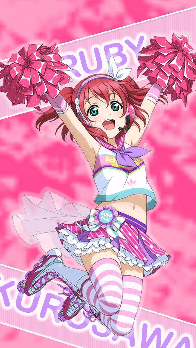 670x1192 Cheerleader Ruby Kurosawa Wallpaper