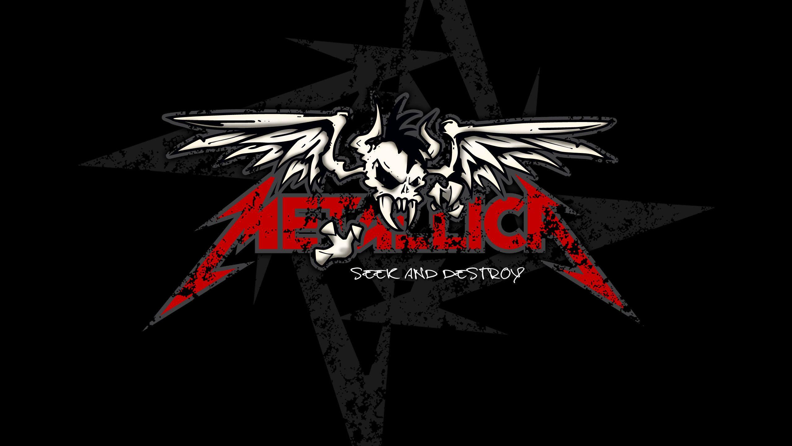 2560x1440 Metallica Logo Wallpaper