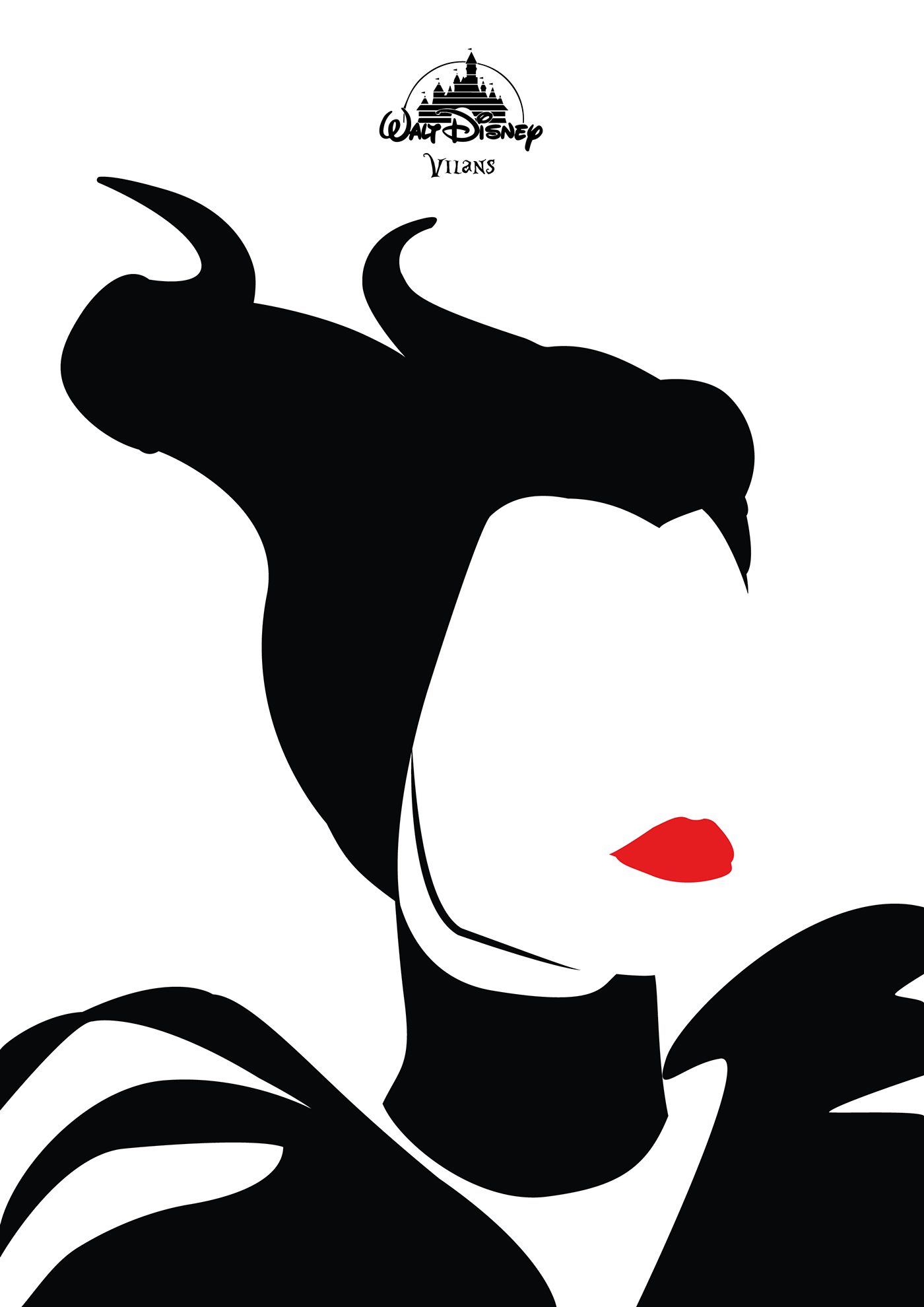 1400x1980 Minimalistische poster ontwerpen van je favoriete Disney Villans