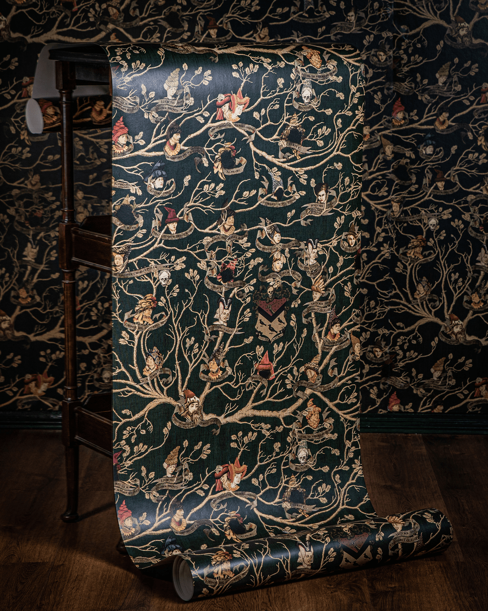 1000x1250 MinaLima launch magical wallpaper collection. Homes & Gardens