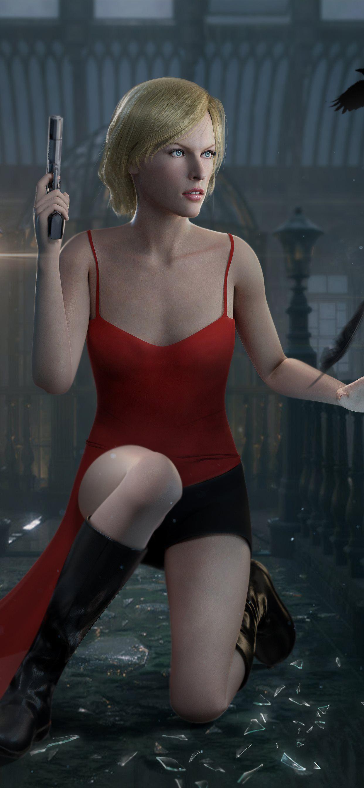 1242x2688 alice resident evil digital art 4k iPhone 11 Wallpaper Free Download