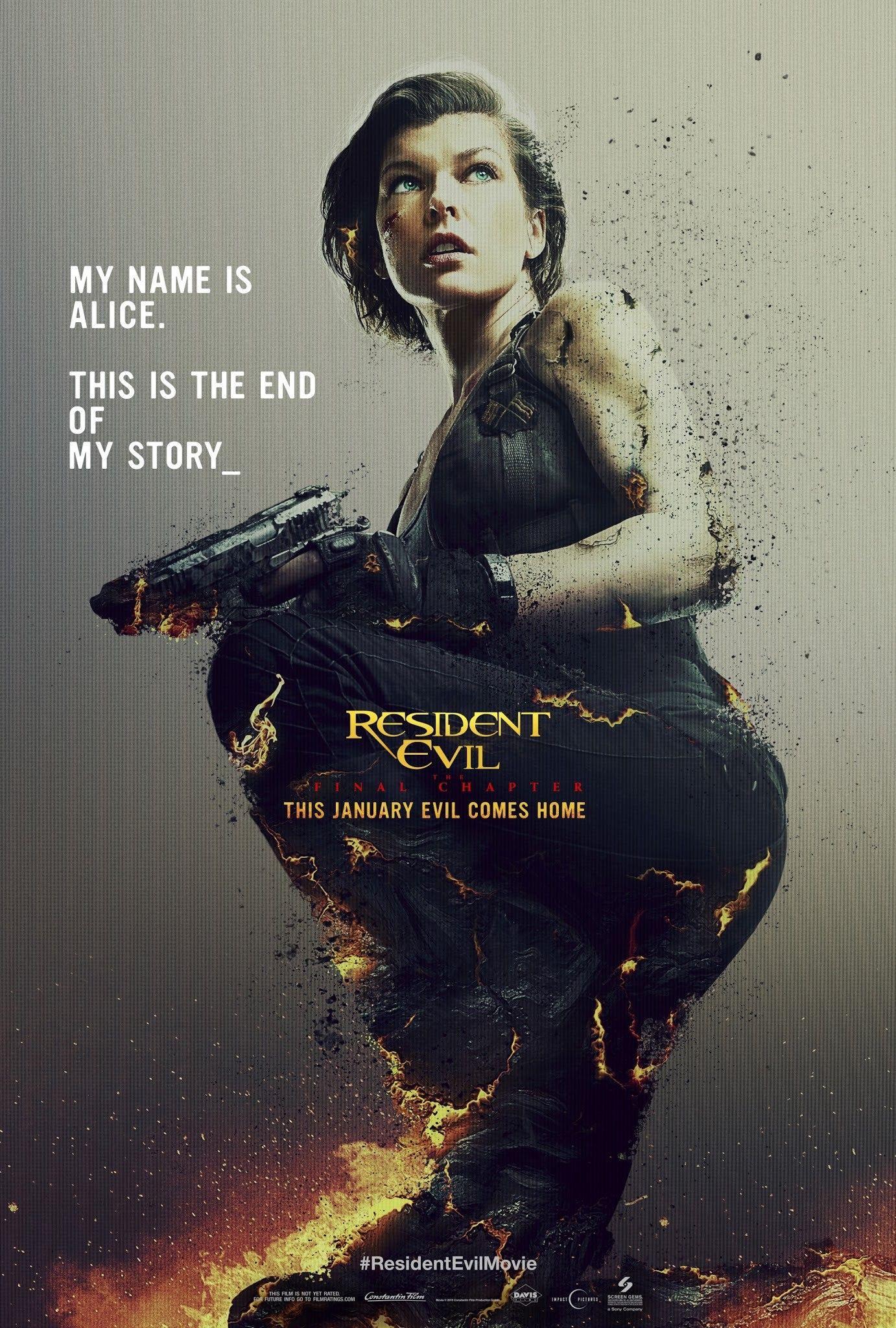 1382x2048 Resident Evil the Final Chapter Wallpaper