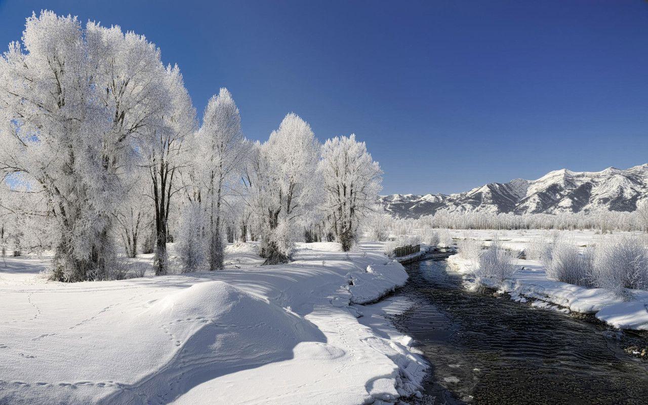 1280x800 Amish Winter Landscapes Wallpaper. Amish