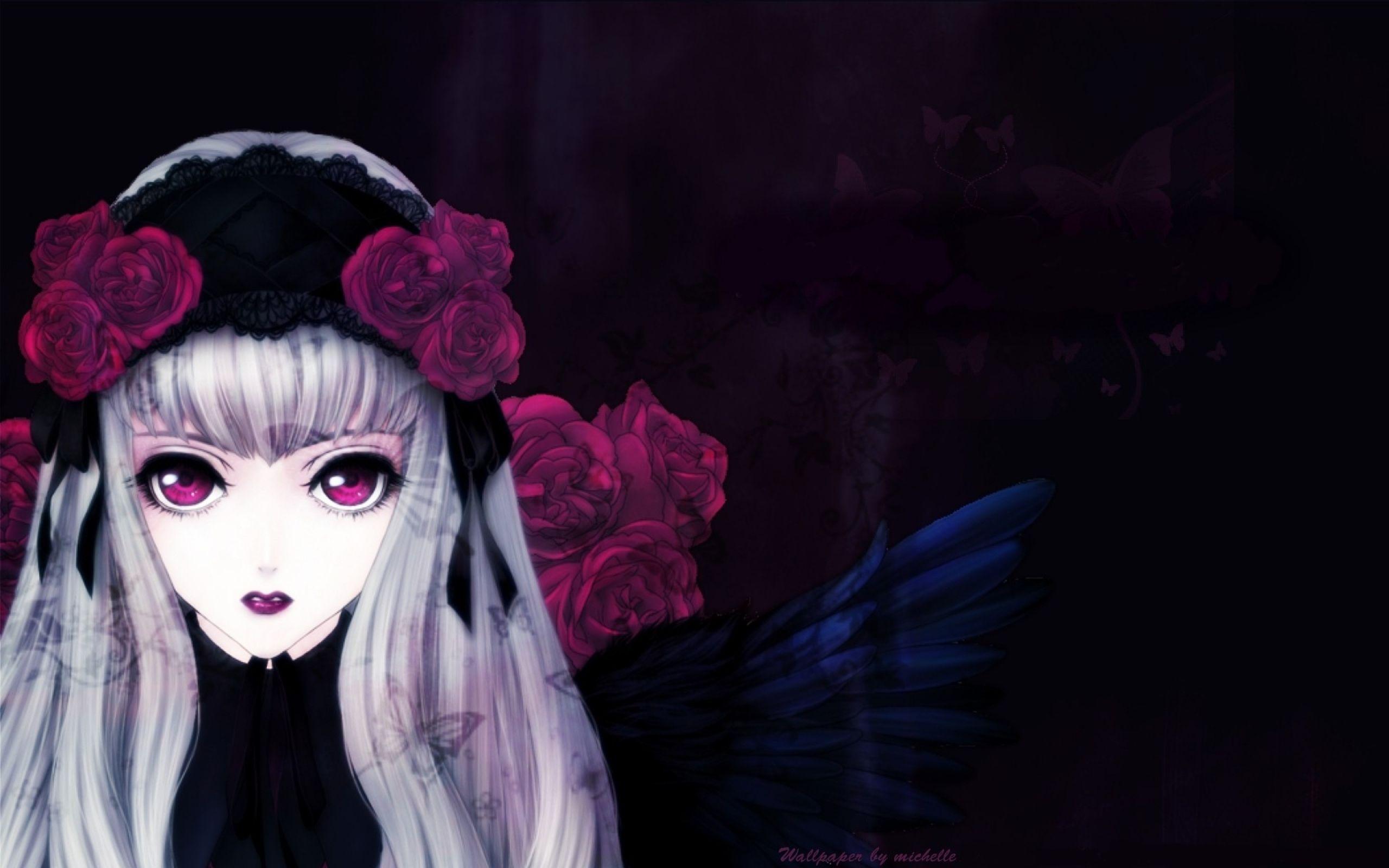 2560x1600 Gothic Anime Girl HD Wallpaper