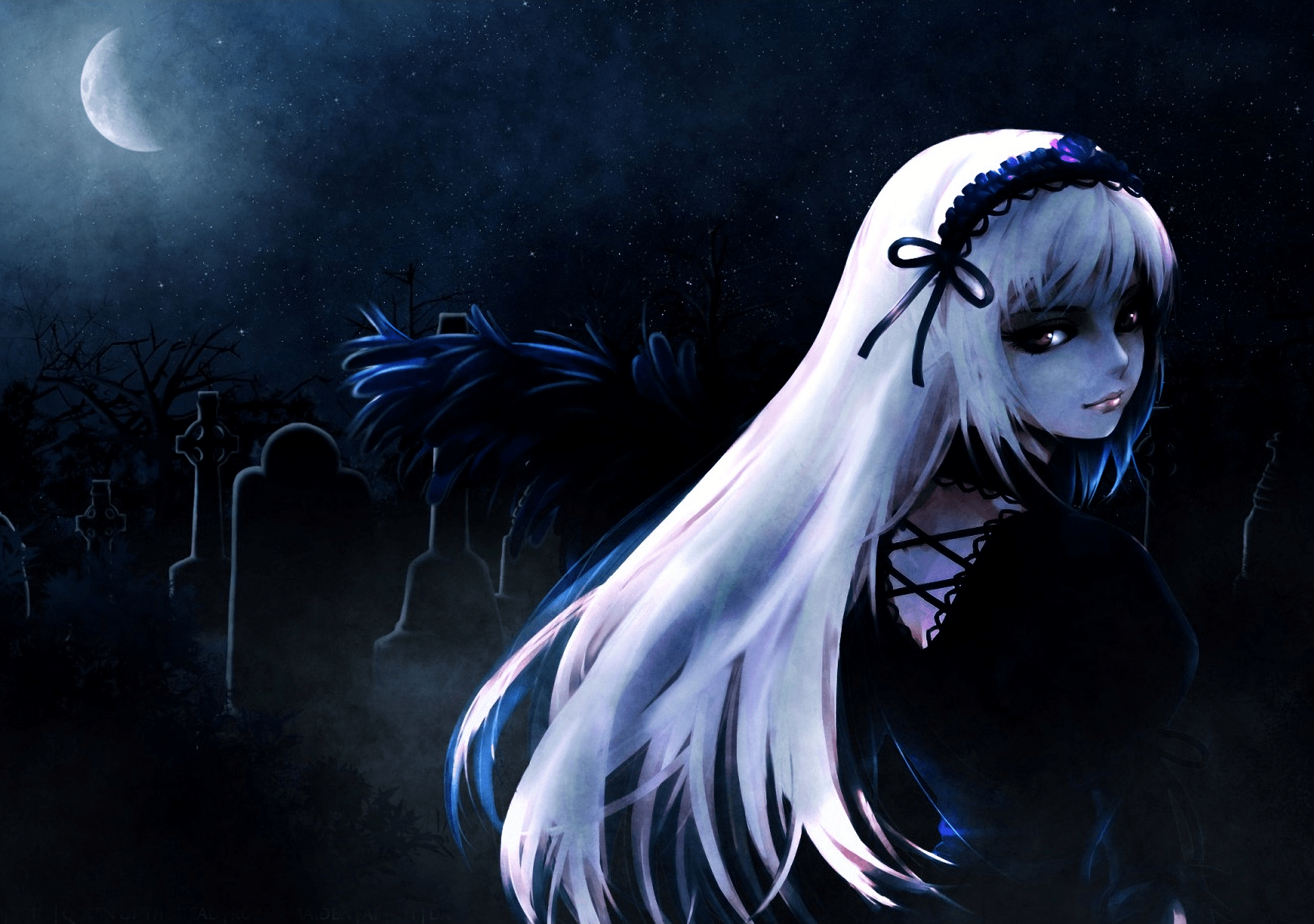 1920x1350 Gothic Anime Girl HD Wallpaper