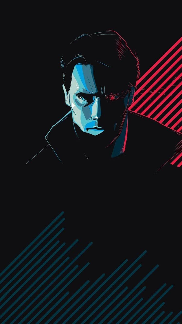 750x1334 Robot, Terminator, Art Picture 750x1334 IPhone 8 7 6 6S Wallpaper