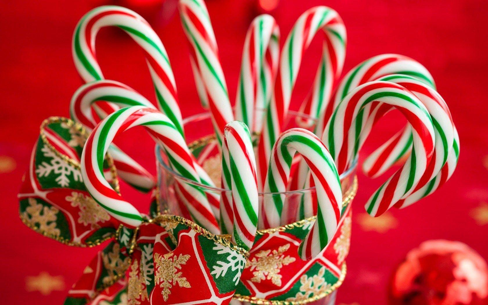 Hình nền Giáng sinh kẹo đầy màu sắc 1680x1050