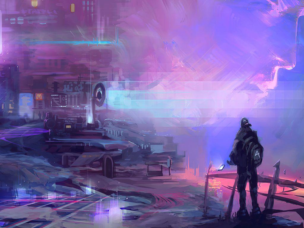 1024x768 Future Town Artist 4k 1024x768 Resolution HD 4k