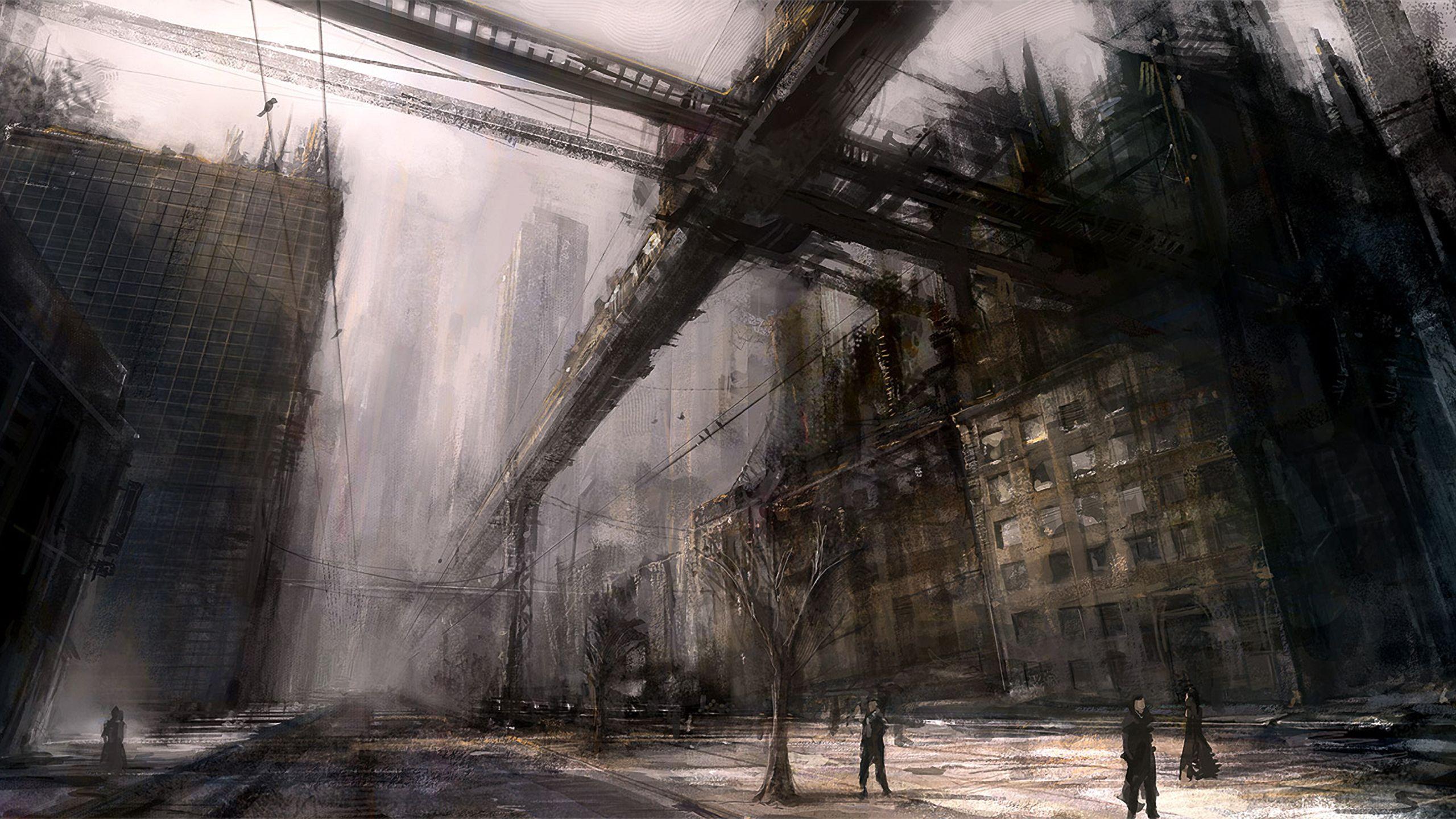 2560x1440 Dystopian Wallpaper. Dystopian