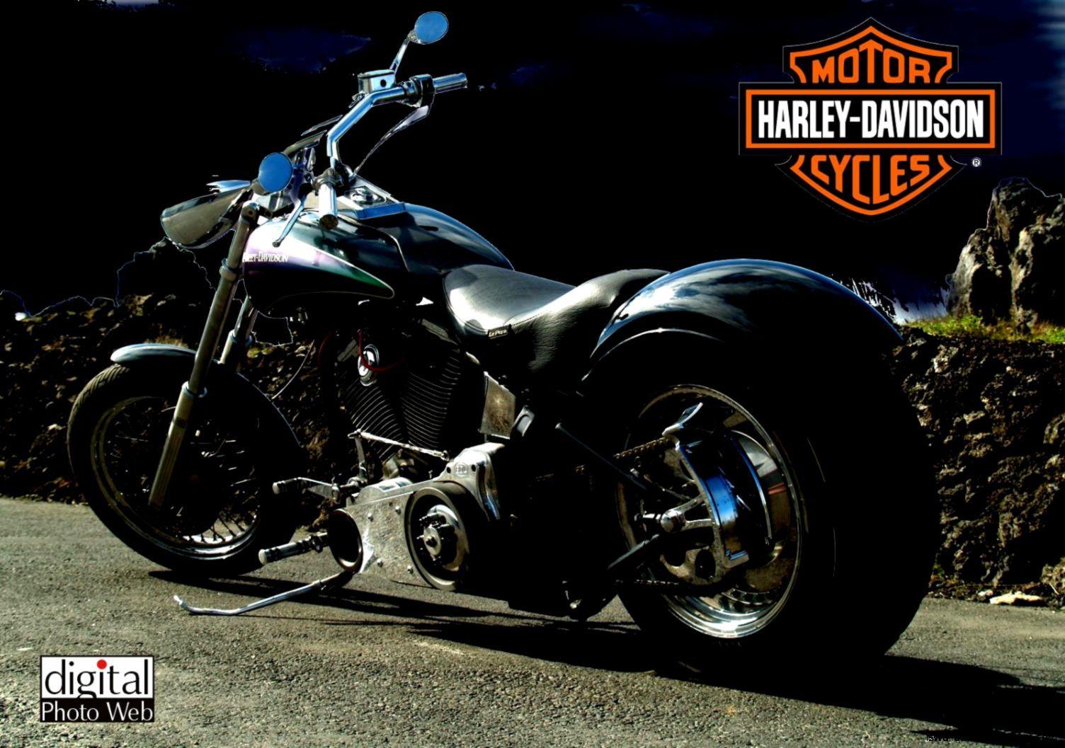 1504x1057 Harley Davidson Chopper Wallpaper HD