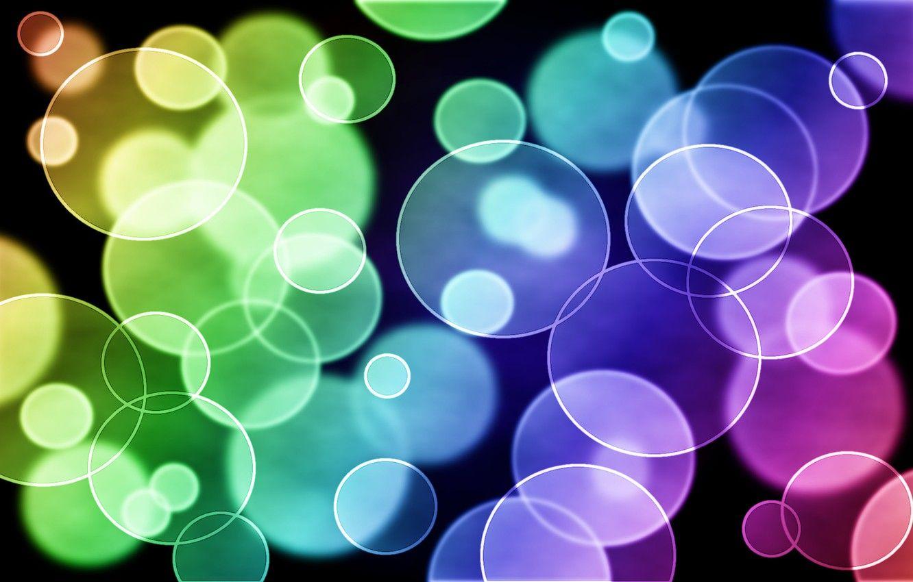 1332x850 Wallpaper white, purple, light, circles, bubbles, abstraction