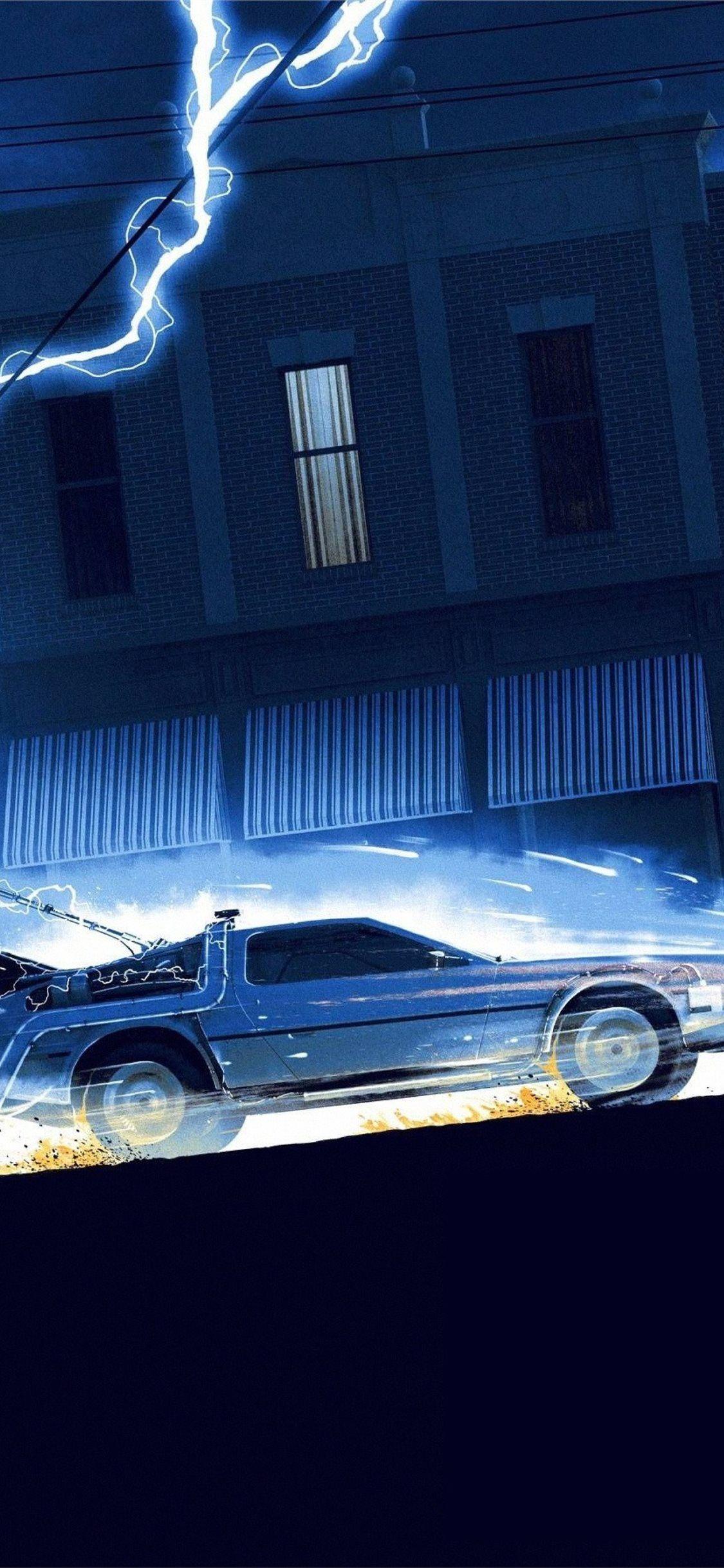 1125x2436 back to the future 1985 iPhone X Wallpaper Free Download