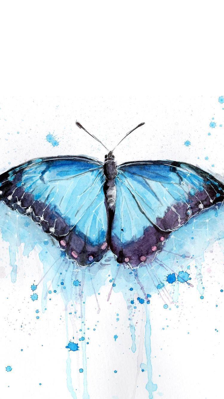 Watercolor Butterfly Wallpapers - Top Những Hình Ảnh Đẹp