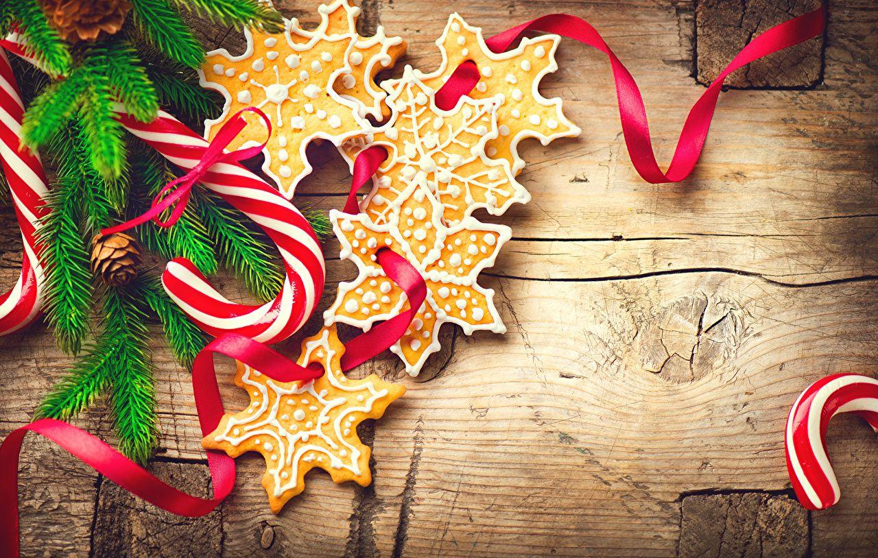 1280x814 Hình nền Giáng sinh Kẹo mía Kẹo mút Bông tuyết Thực phẩm Cookies