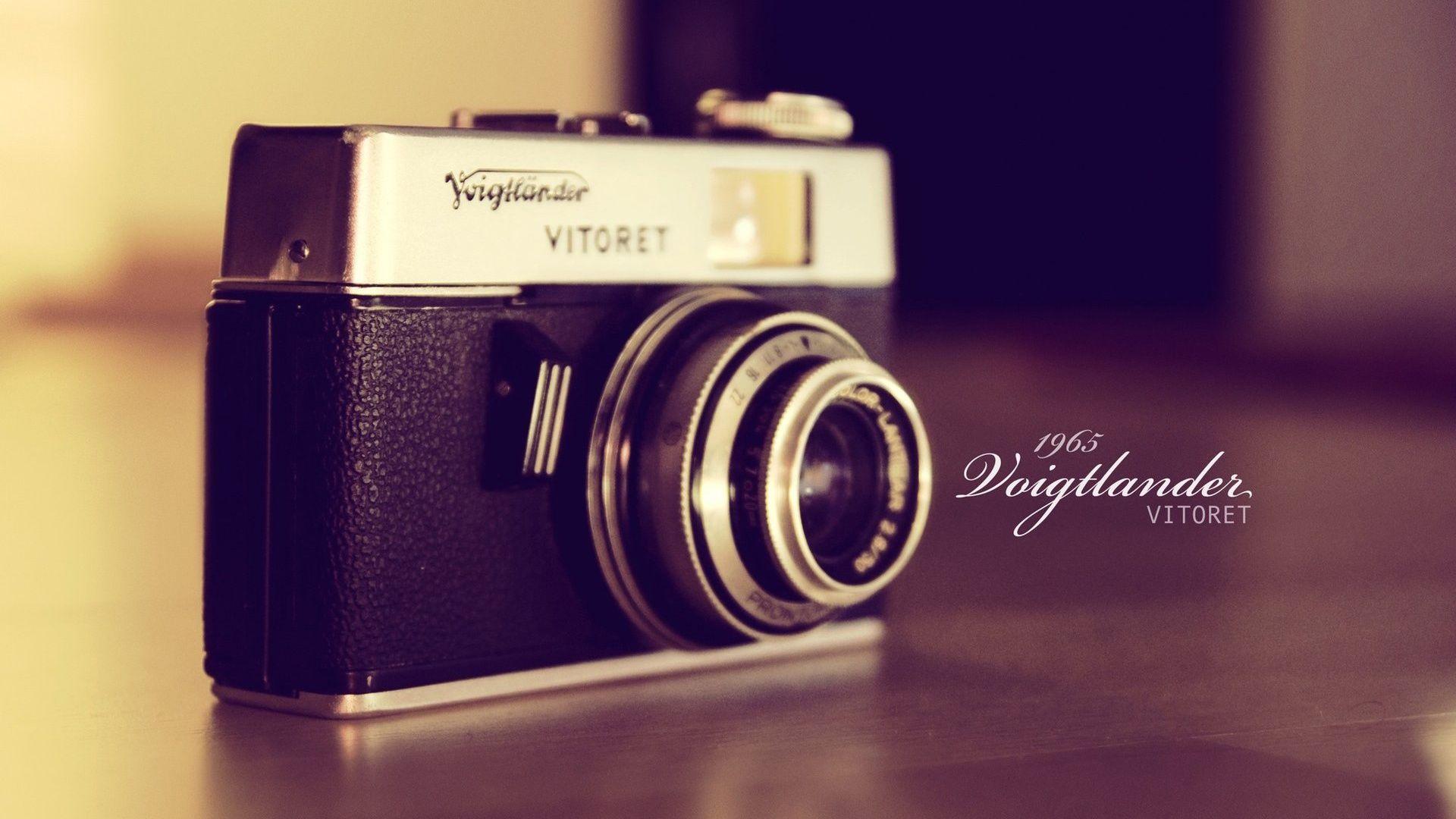 1920x1080 Free download Vintage Camera Photography Full HD Wallpaper