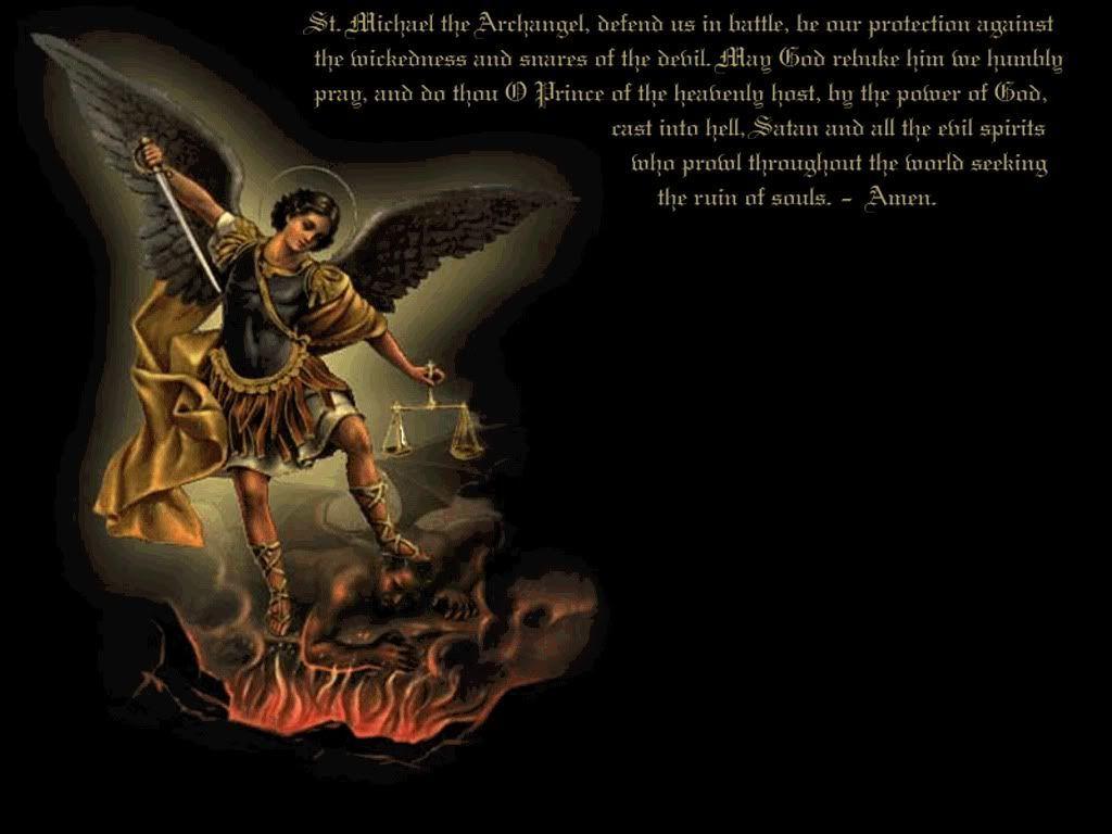Download Saint Michael Leading the Angels Into Battle  Wallpaperscom