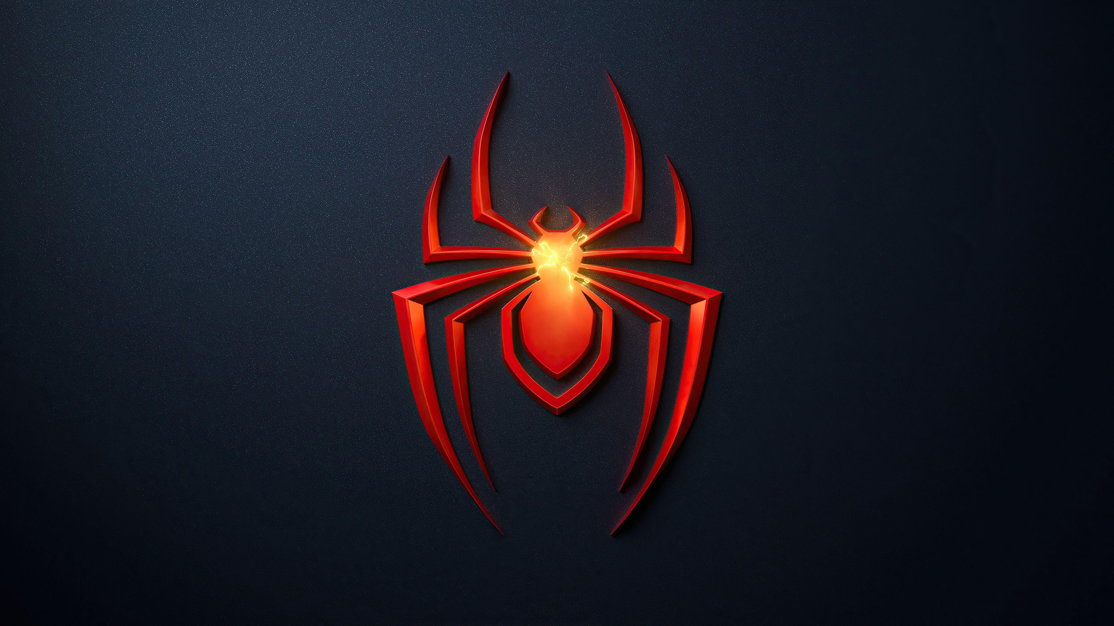 Miles Morales Logo Wallpapers - Top Free Miles Morales Logo Backgrounds -  WallpaperAccess