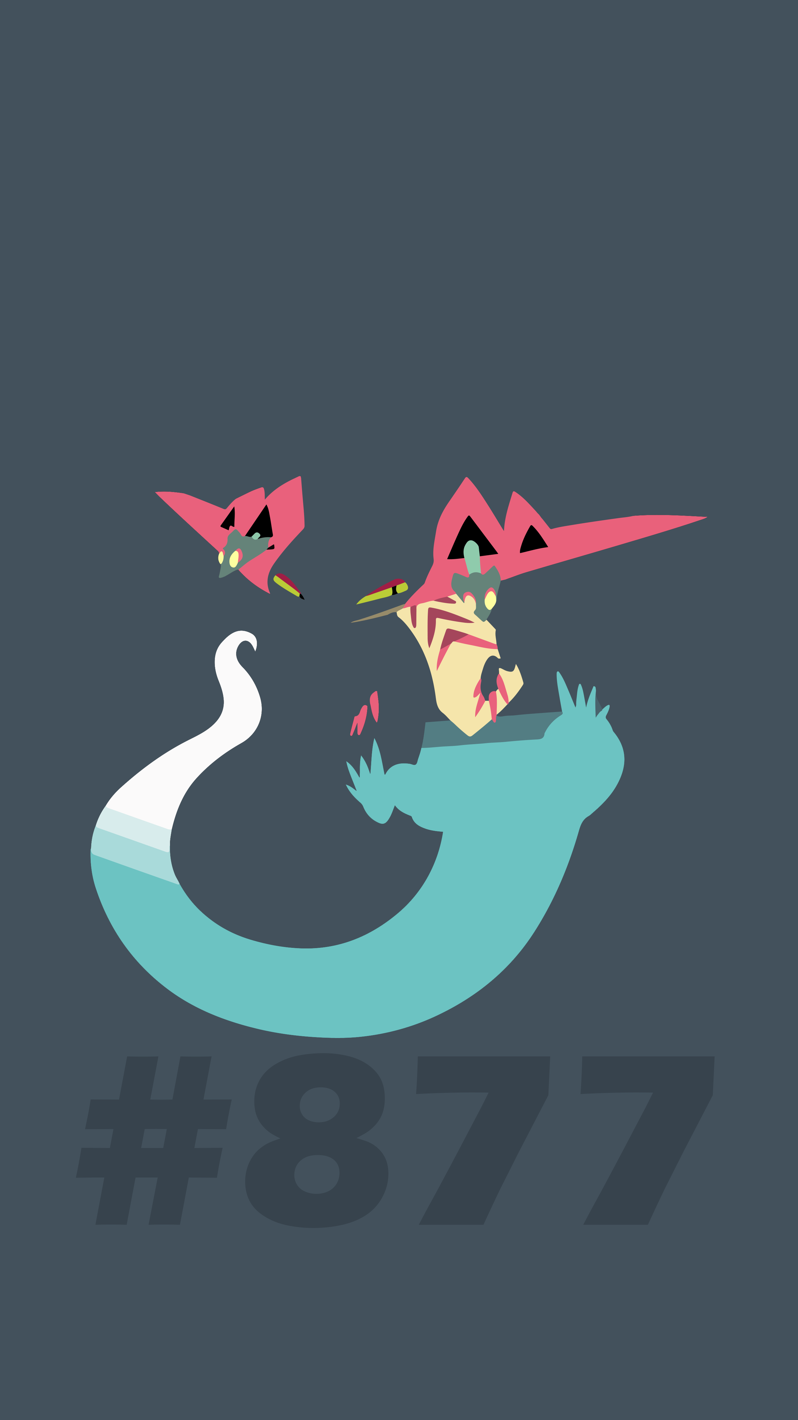 2737x4866 Dragapult Wallpaper Minimalist For Iphone 6 7 8. Hope You Like It! (Others On My Profile)