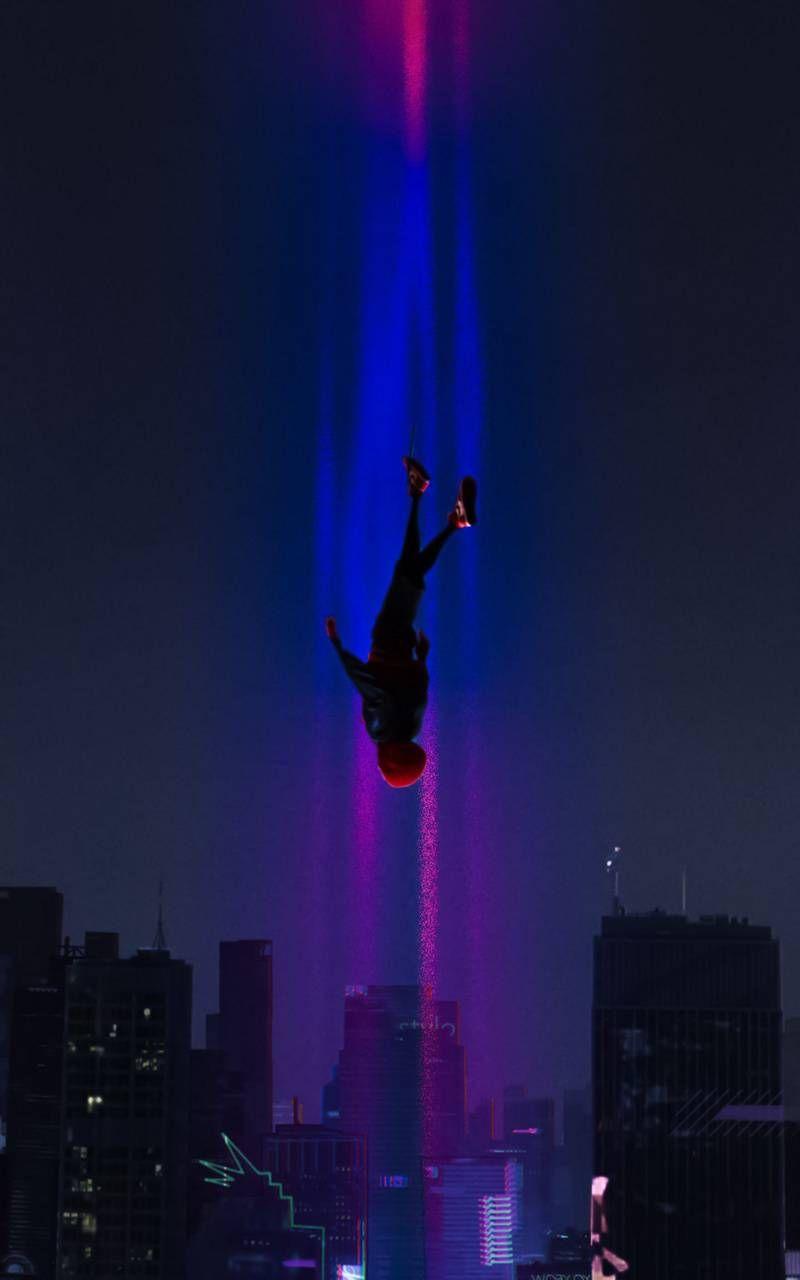 800x1280 Spiderman Miles wallpaper