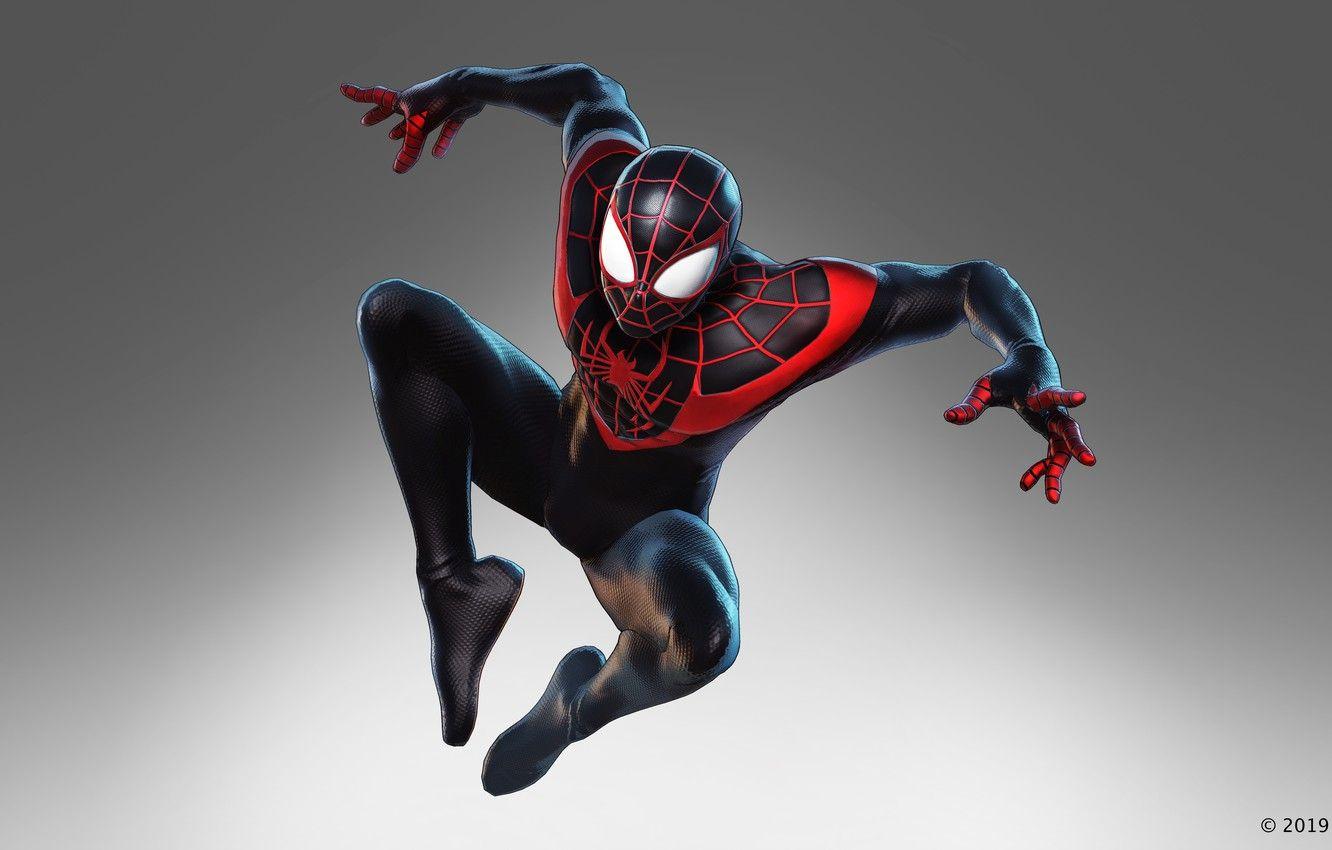 1332x850 Wallpaper Spider Man, Miles Morales, The Black Order, Marvel