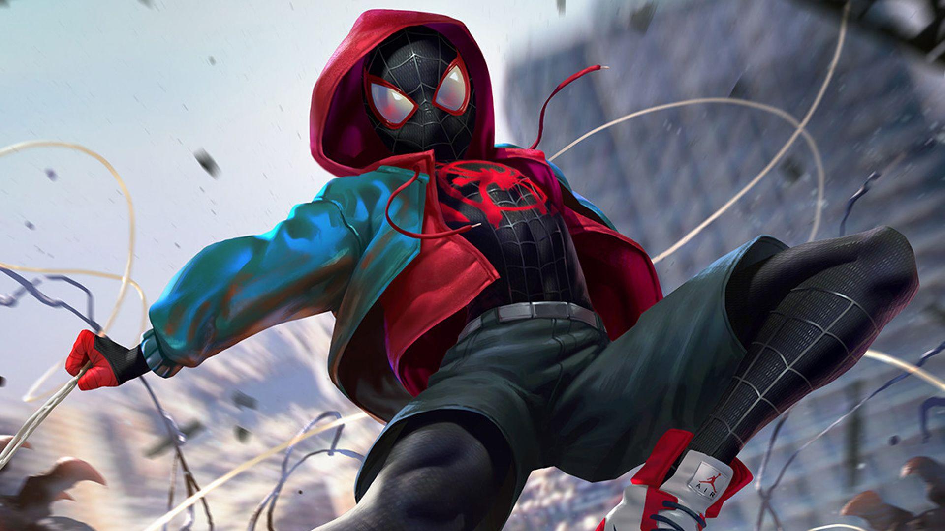 1920x1080 Spider Man Into The Spider Verse Miles Morales Wallpaper