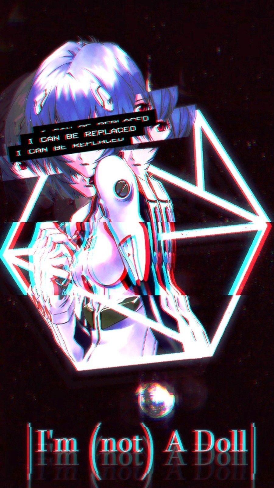 900x1600 Phone wallpaper glitch, shift