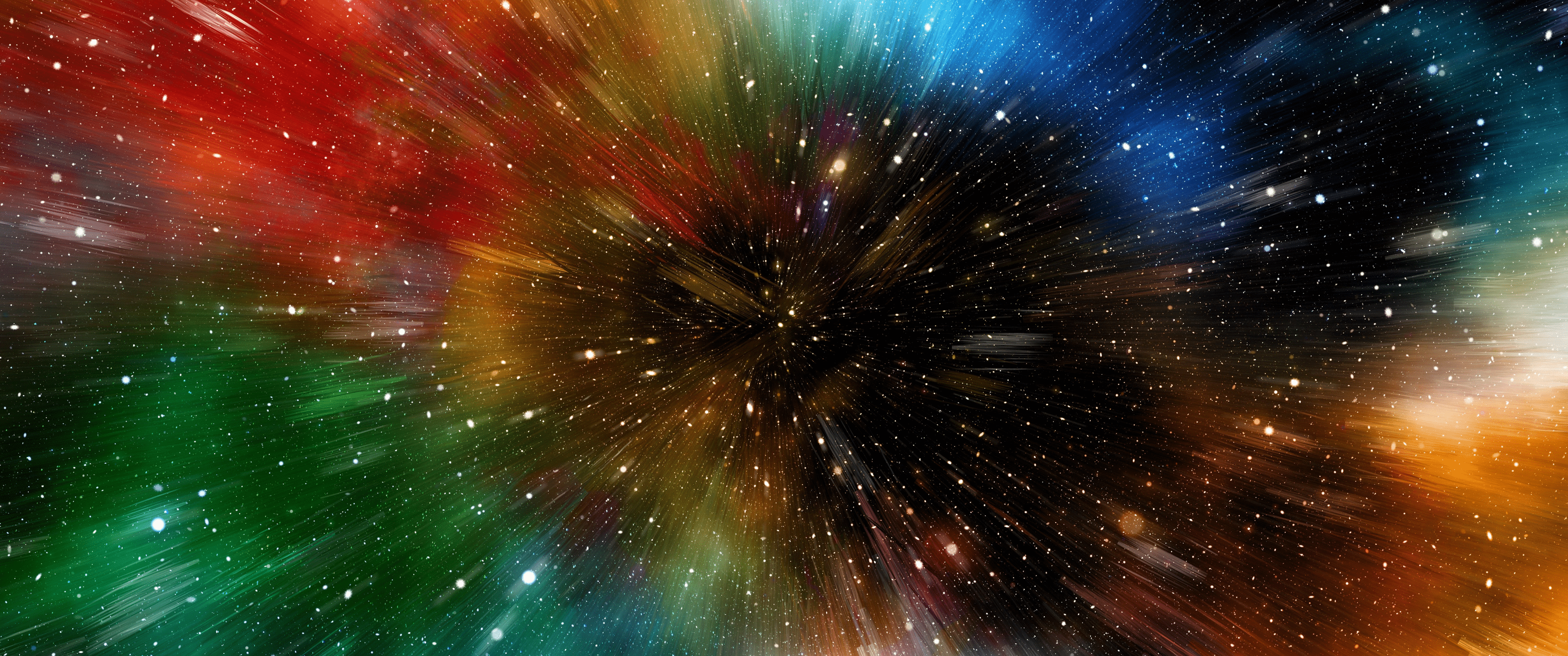 3440x1440 Colorful Galaxy [3440x1440]