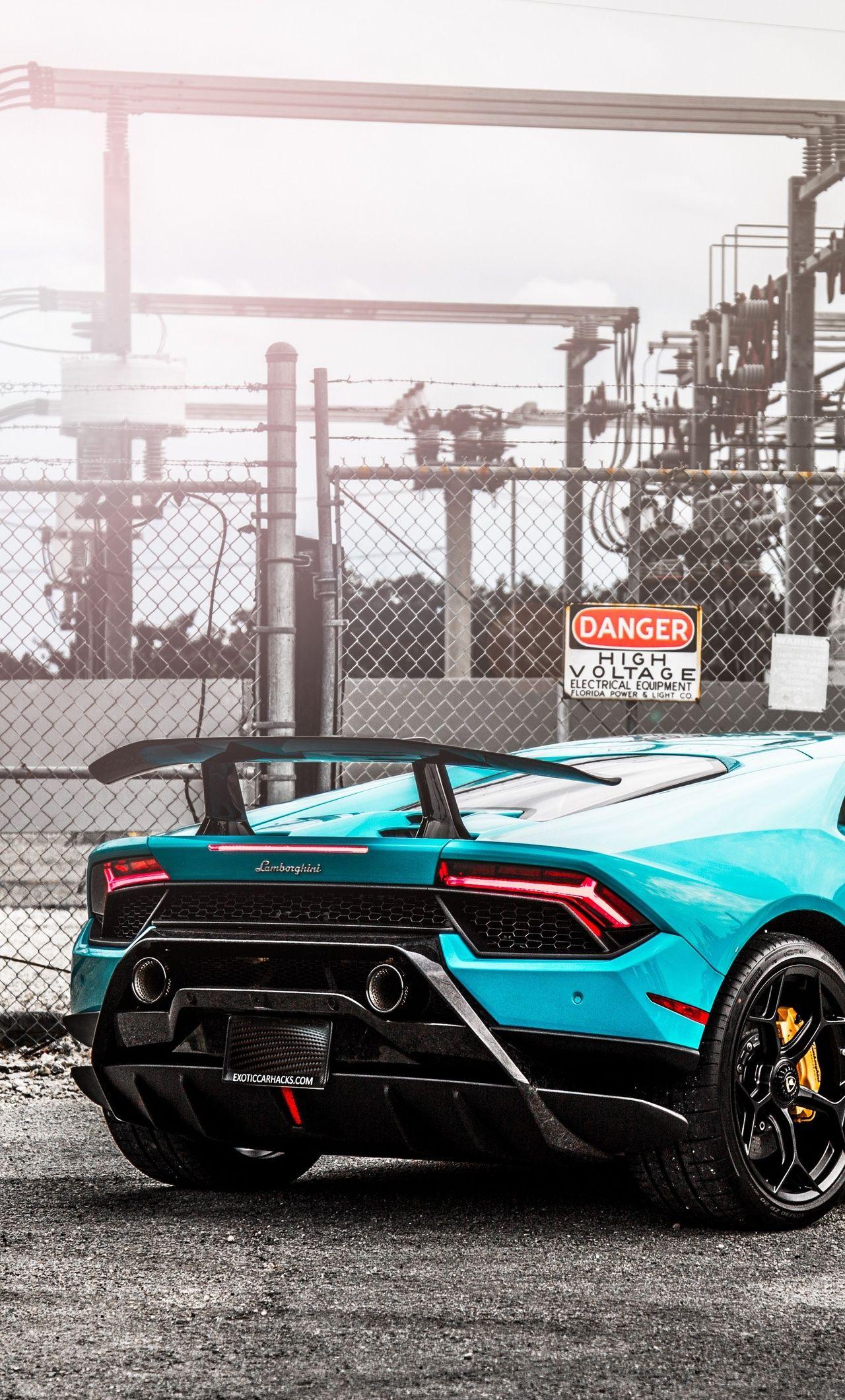 1280x2120 Lamborghini Huracan Performante Rear 5k iPhone HD 4k