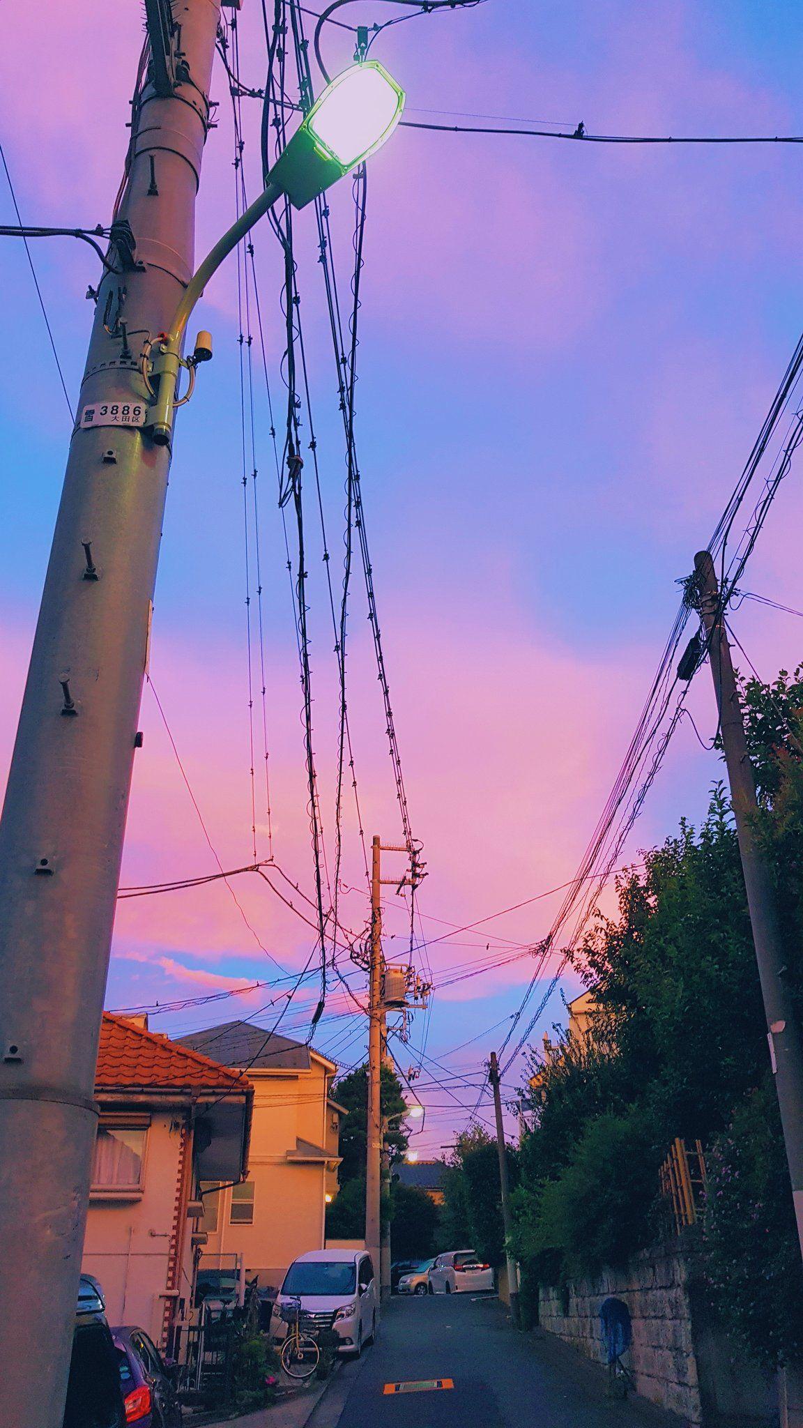 1152x2048 Twitter. Photography wallpaper, Sky aesthetic, Anime scenery